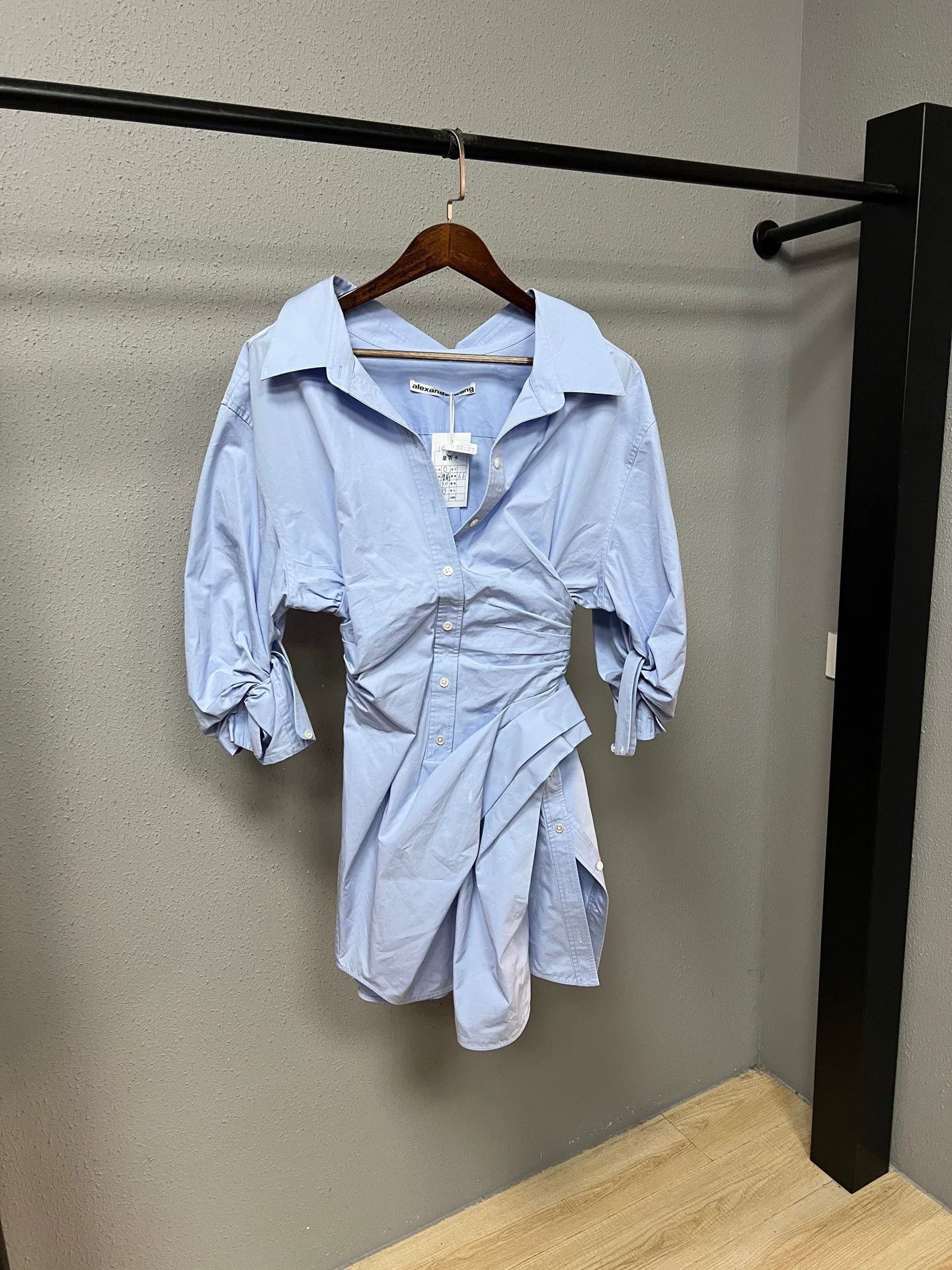 Alexander Wang Alexander Wang Waist Cinch Shirt Dress Size XS / US 0-2 / IT 36-38 - 1 Thumbnail