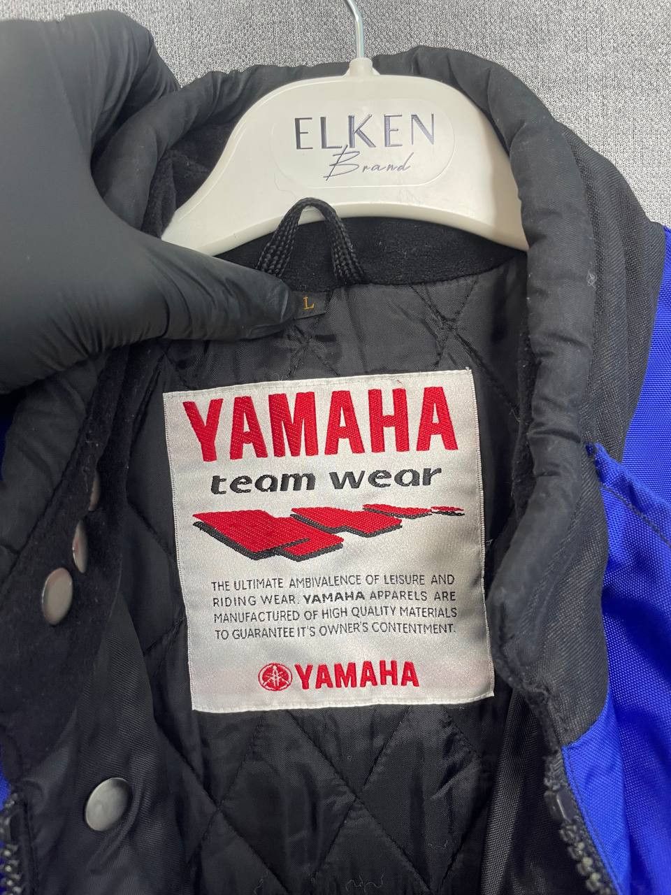 Yamaha VINTAGE YAMAHA R6 BLUE MOTO RACING RALLY F1 MOTOSPORT JACKET Size US L / EU 52-54 / 3 - 12 Thumbnail