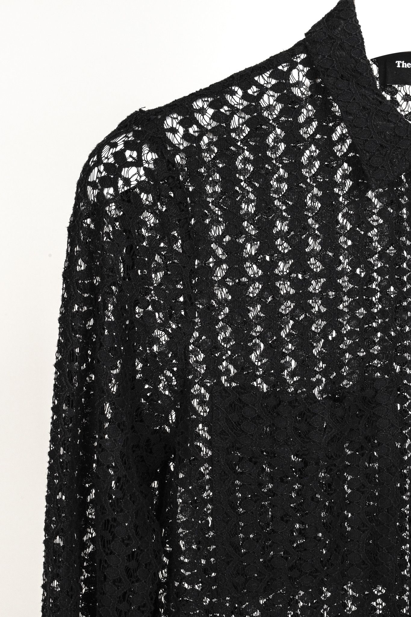 The Kooples The Kooples Black Lace Crystal-Button-Up Shirt Size XS / US 0-2 / IT 36-38 - 5 Thumbnail