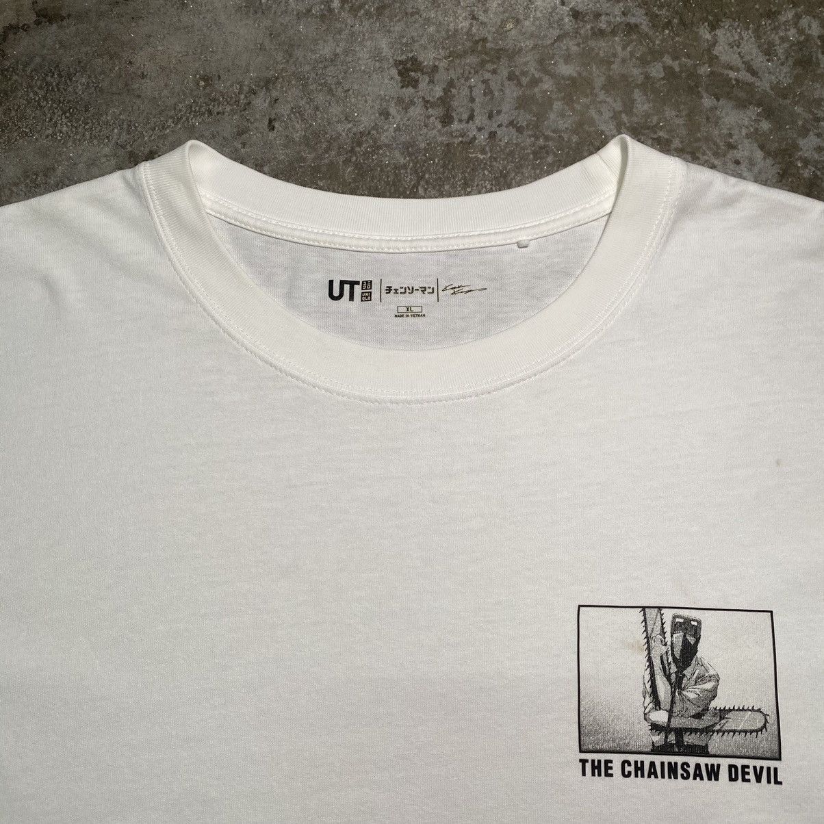 Anime Chainsaw Man Anime T Shirt Uniqlo Size XLarge Size US XL / EU 56 / 4 - 3 Thumbnail
