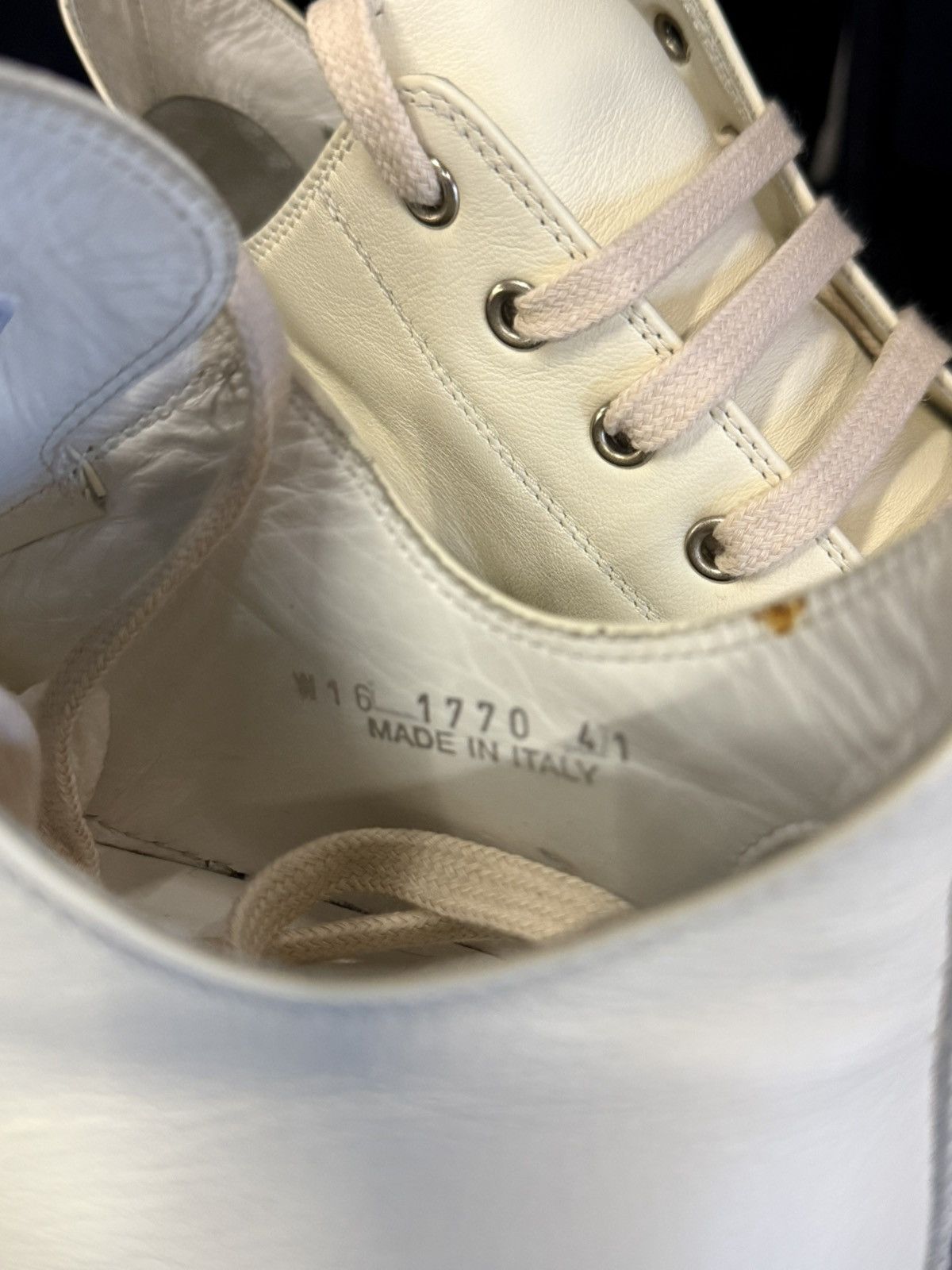 Rick Owens Rick owen all white ramones Size US 8 / EU 41 - 6 Thumbnail