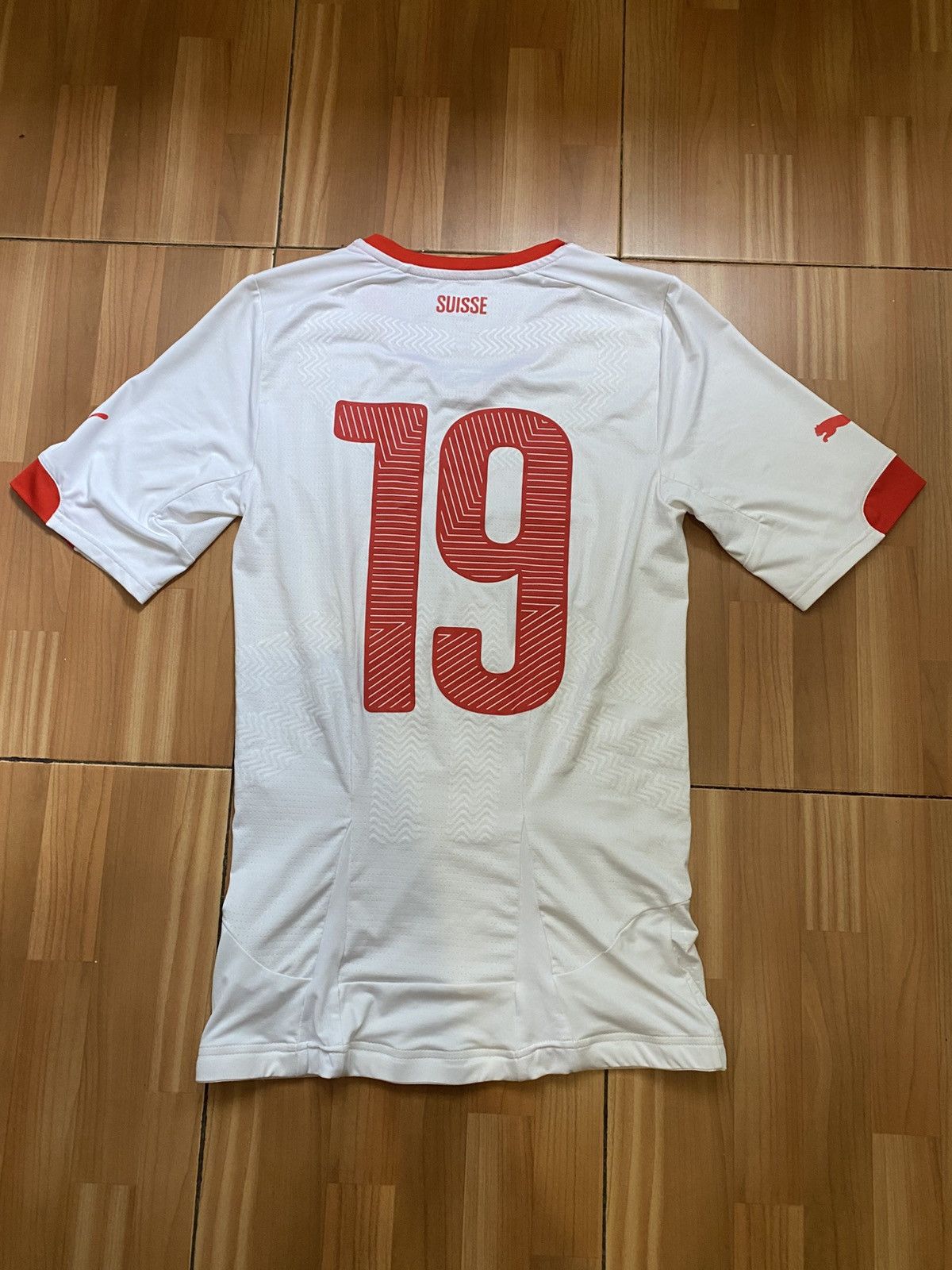 Puma Puma Switzerland 2014 World Cup Football Away Jersey #19 Size M / US 6-8 / IT 42-44 - 7 Thumbnail