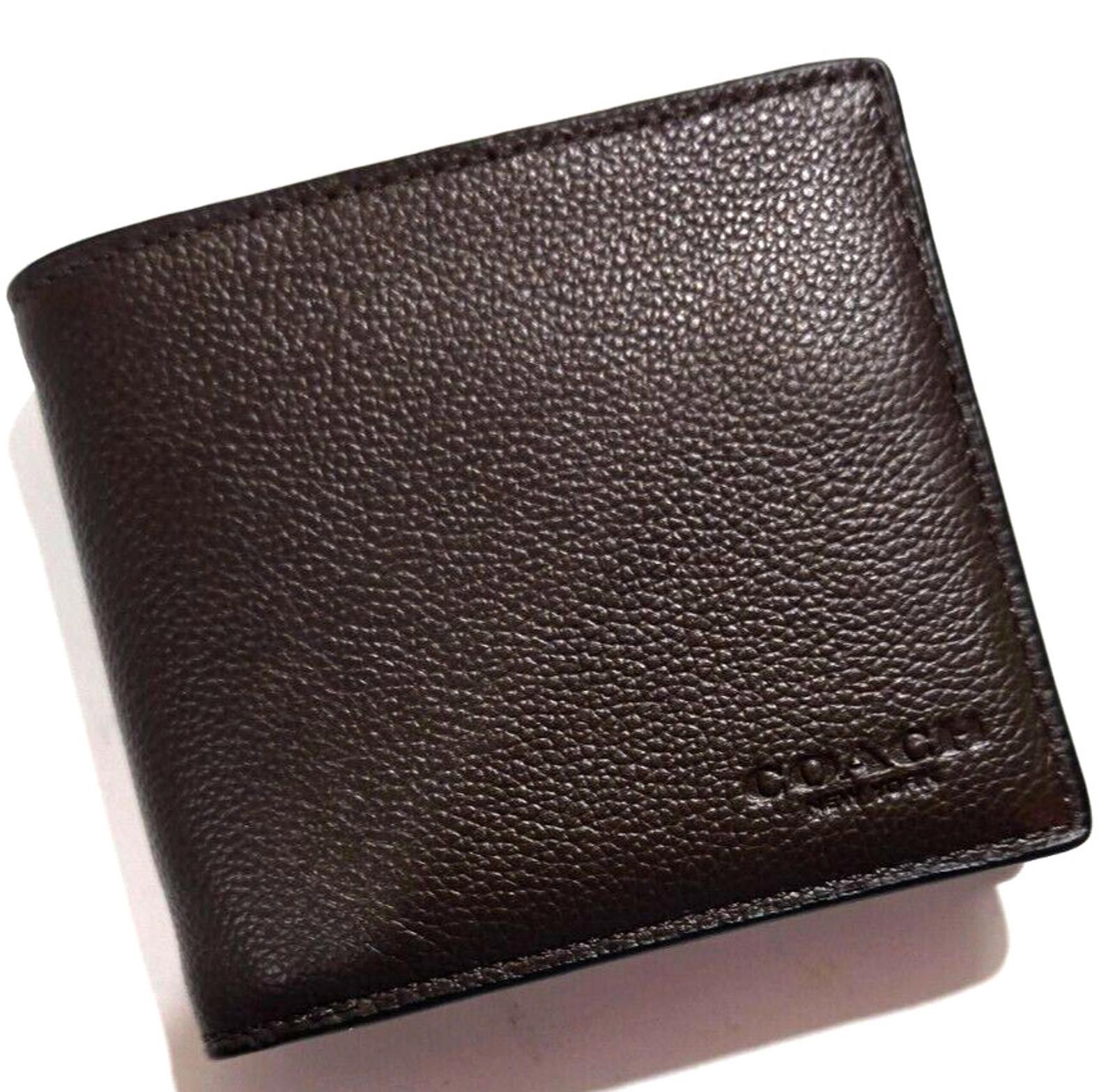 Coach Coach F75084 Men's Wallet Double Billfold Sport Calf NWT Size ONE SIZE - 2 Thumbnail