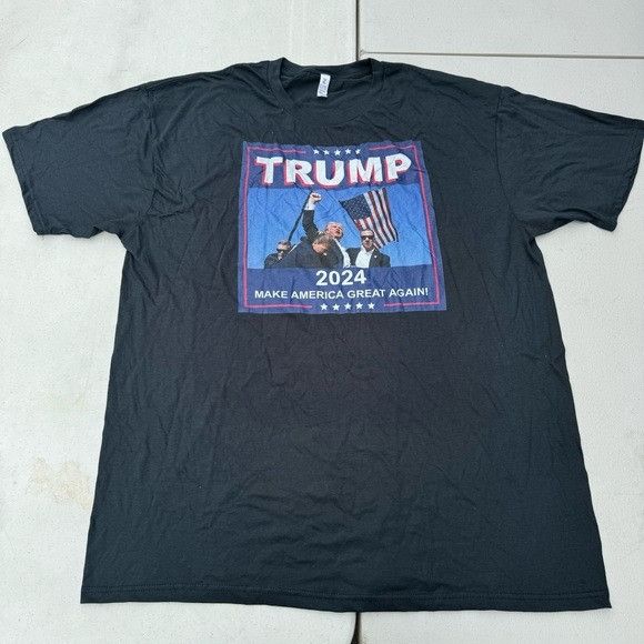 Donald Trump NEW DONALD TRUMP MAKE AMERICAN GREAT AGAIN 2024 BLACK T-SHIR Size US XXL / EU 58 / 5 - 1 Thumbnail