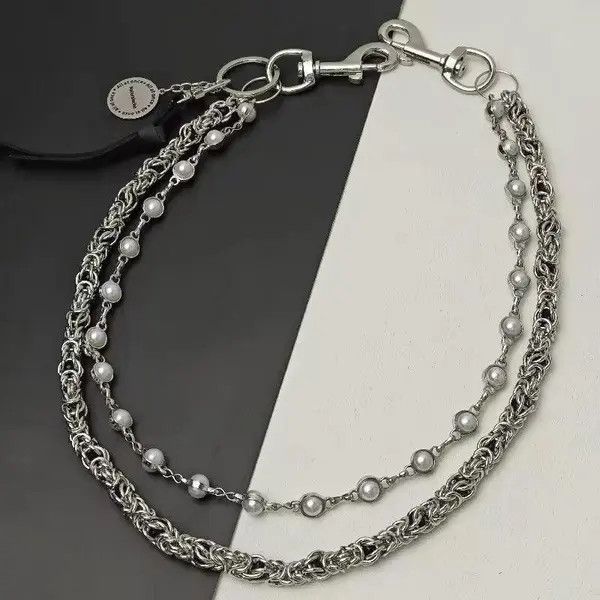 Jewelry 2 Layer Natural Echo Pearled Wallet Chain Size ONE SIZE - 4 Thumbnail