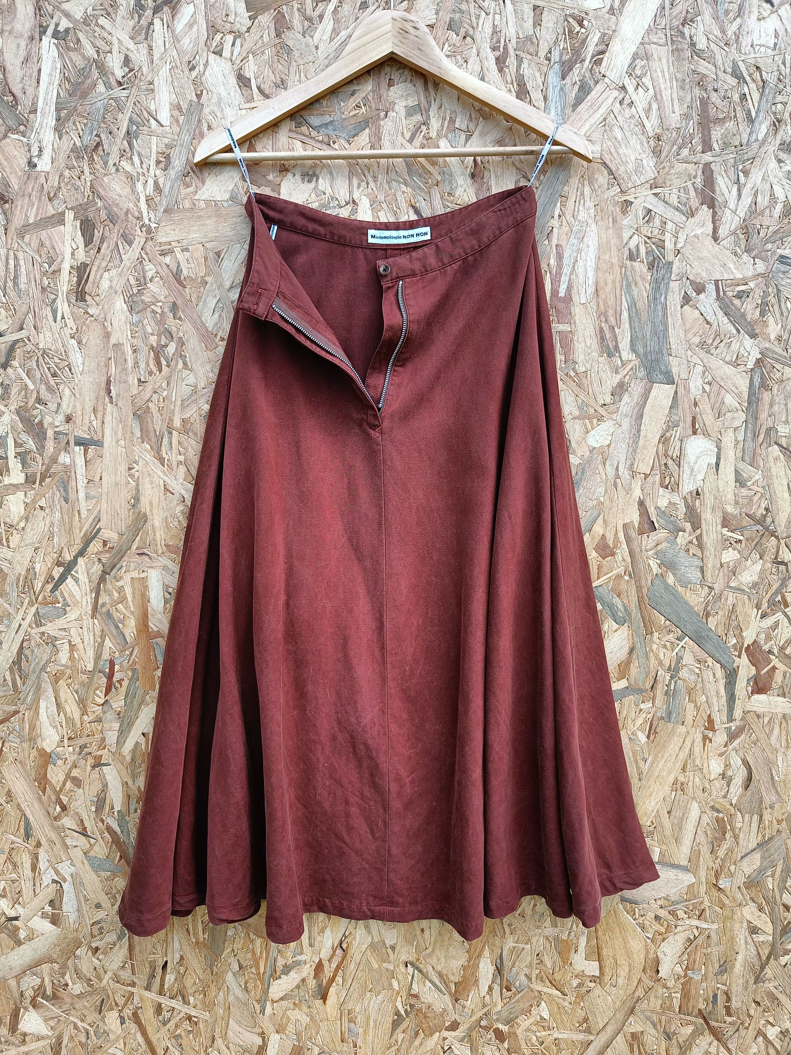 Mademoiselle Non Non Mademoiselle Non Non Issey Miyake Cotton Skirt Size 27" / US 4 / IT 40 - 3 Thumbnail