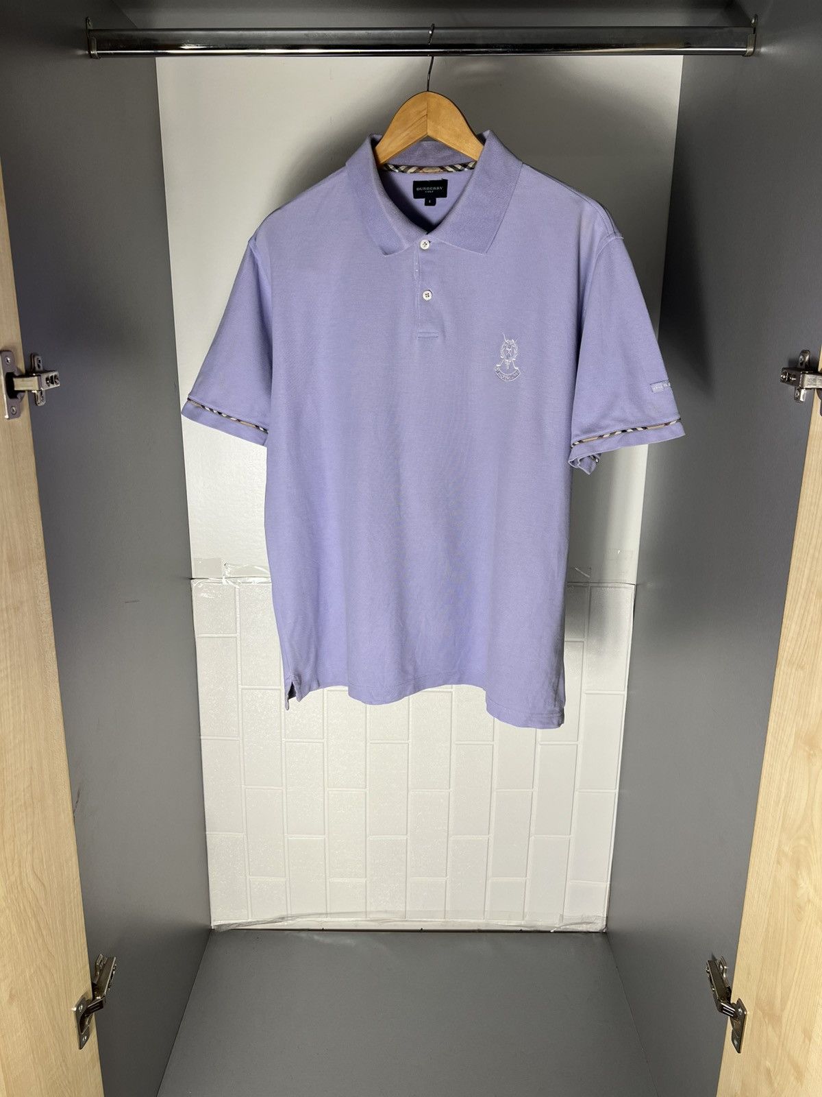 Burberry VINTAGE BURBERRY LONDON GOLF CLASSIC CASUAL POLO RETRO 90s Size US L / EU 52-54 / 3 - 8 Thumbnail