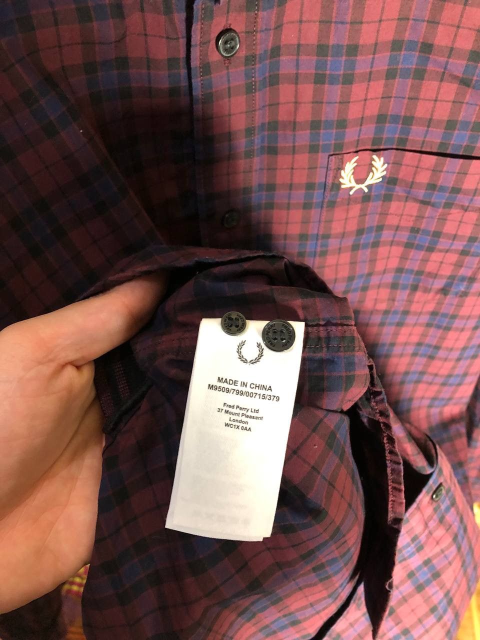 Fred Perry × Vintage VERY RARE FRED PERRY LONG SLEEVE SHIRT CASUAL DESIGNER DELUX Size US L / EU 52-54 / 3 - 4 Thumbnail