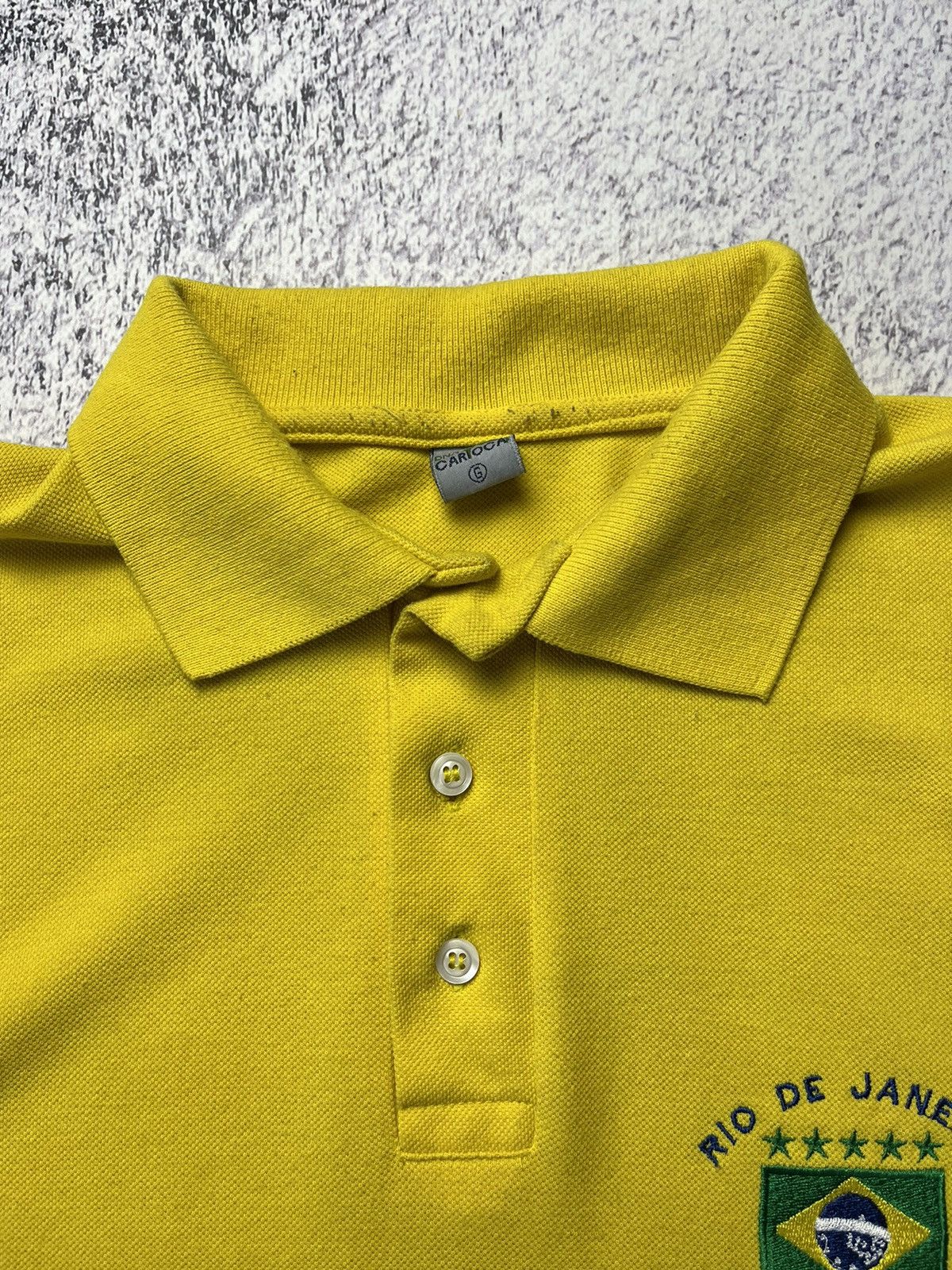 Vintage Vintage Brazil Polo Retro shirt Rare Jersey Size US M / EU 48-50 / 2 - 9 Thumbnail
