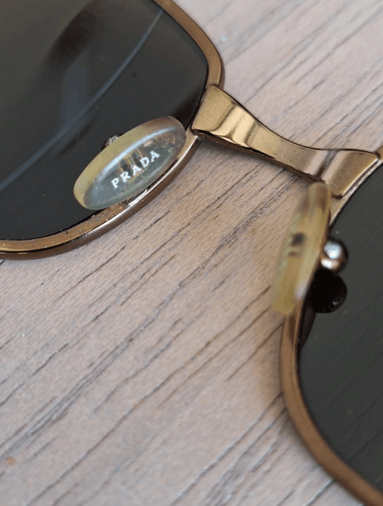 Prada PRADA Sunglasses Rimless Sport Metal Frame Shield Wrap Size ONE SIZE - 5 Thumbnail