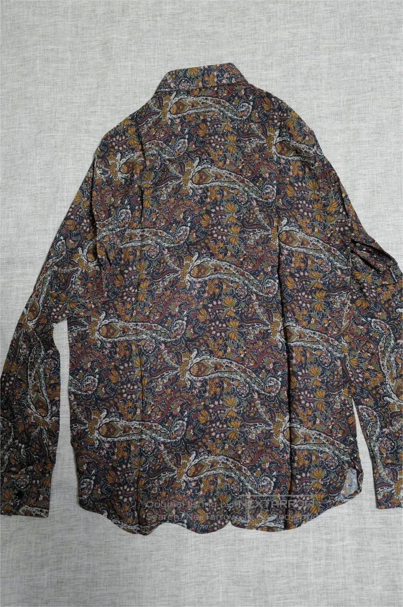 Saint Laurent Paris Saint Laurent Paris size 39 Paisley Floral Printed Shirt Size US M / EU 48-50 / 2 - 2 Thumbnail