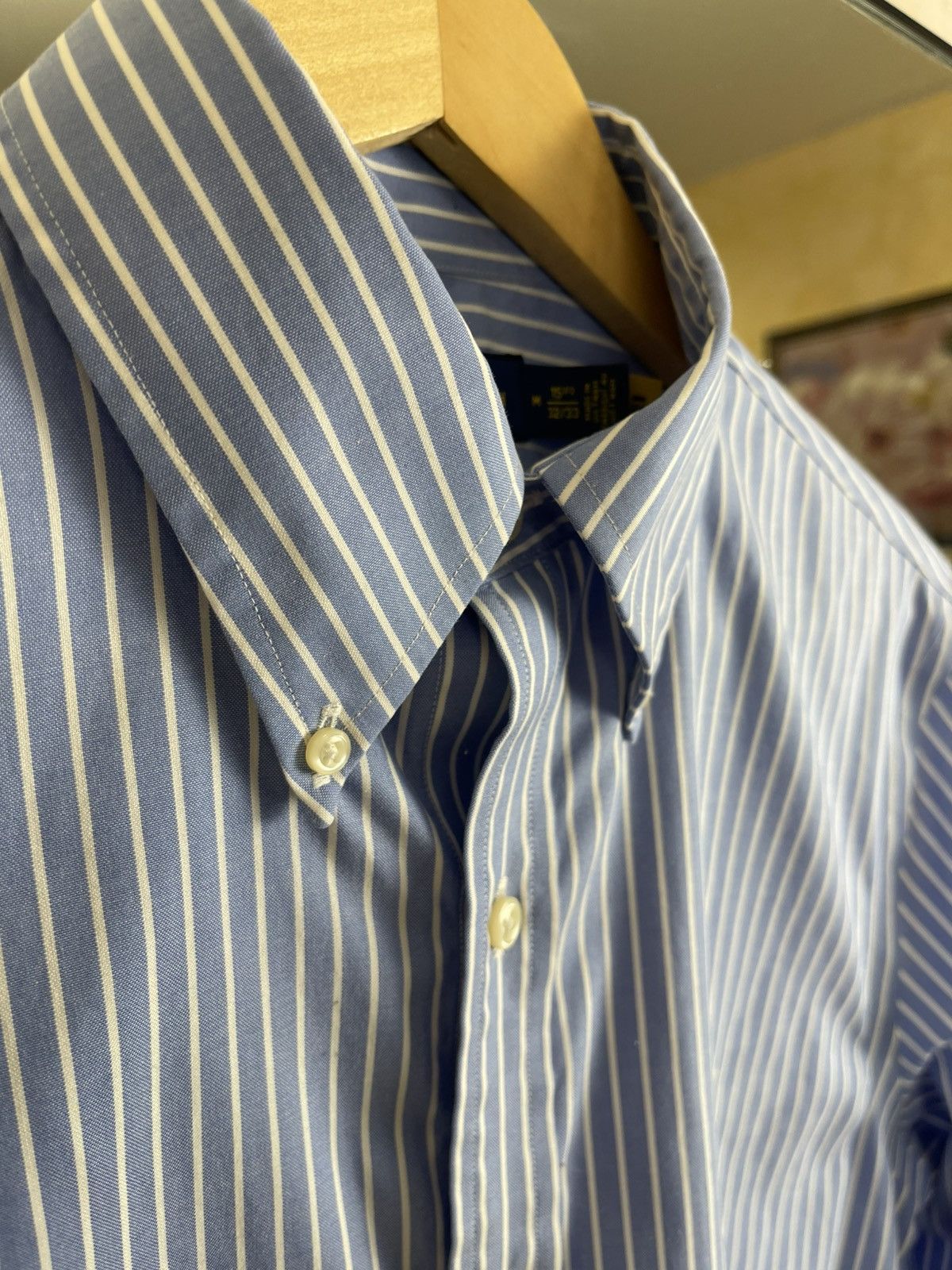 Polo Ralph Lauren Ralph Lauren Easy Care Slim Fit Striped Tech-Cotton Shirt Size US M / EU 48-50 / 2 - 6 Thumbnail