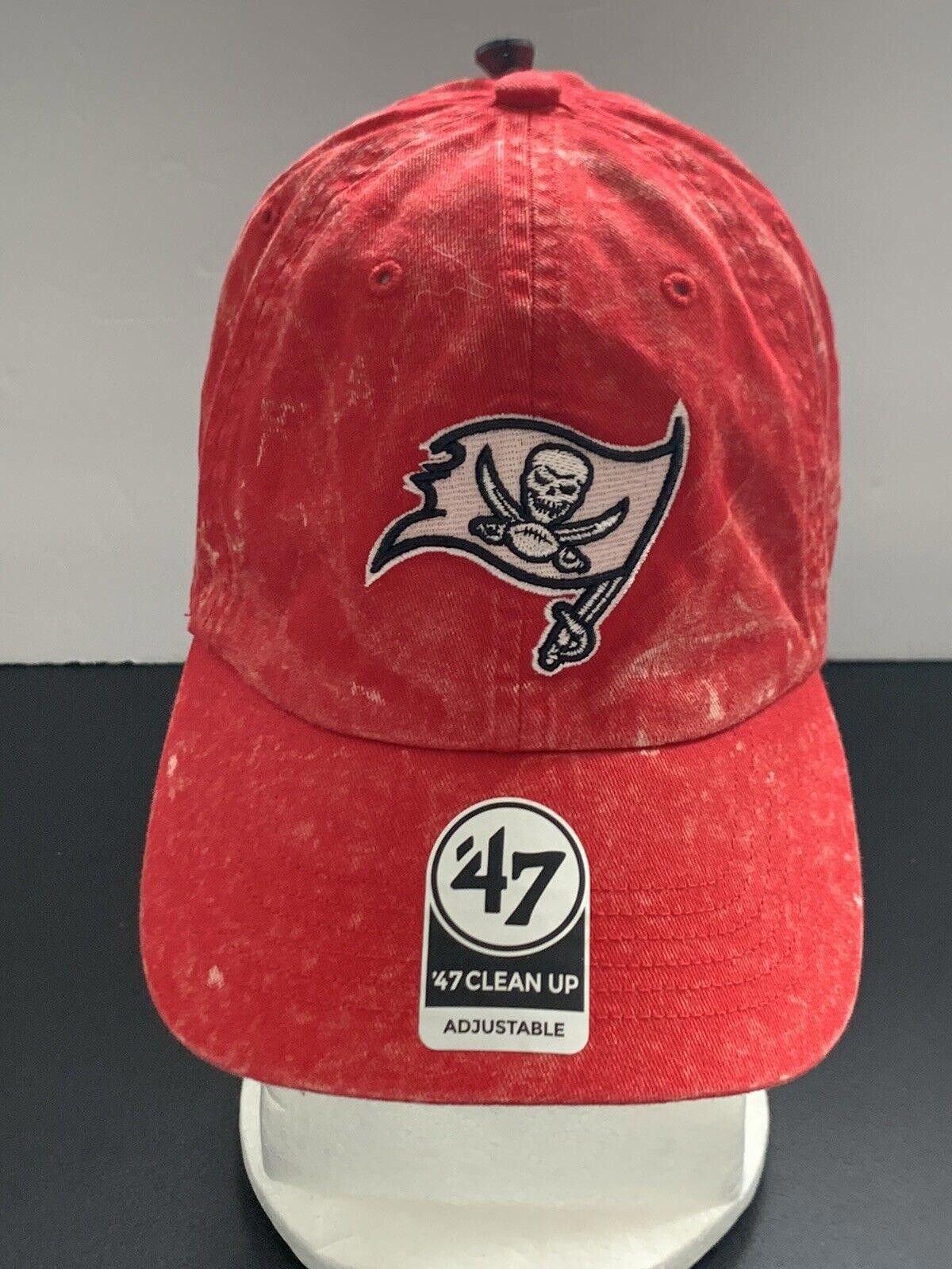 47 Brand Tampa Bay Buccaneers Red Adjustable Strap Hat Cap Tye Die Size ONE SIZE - 1 Thumbnail