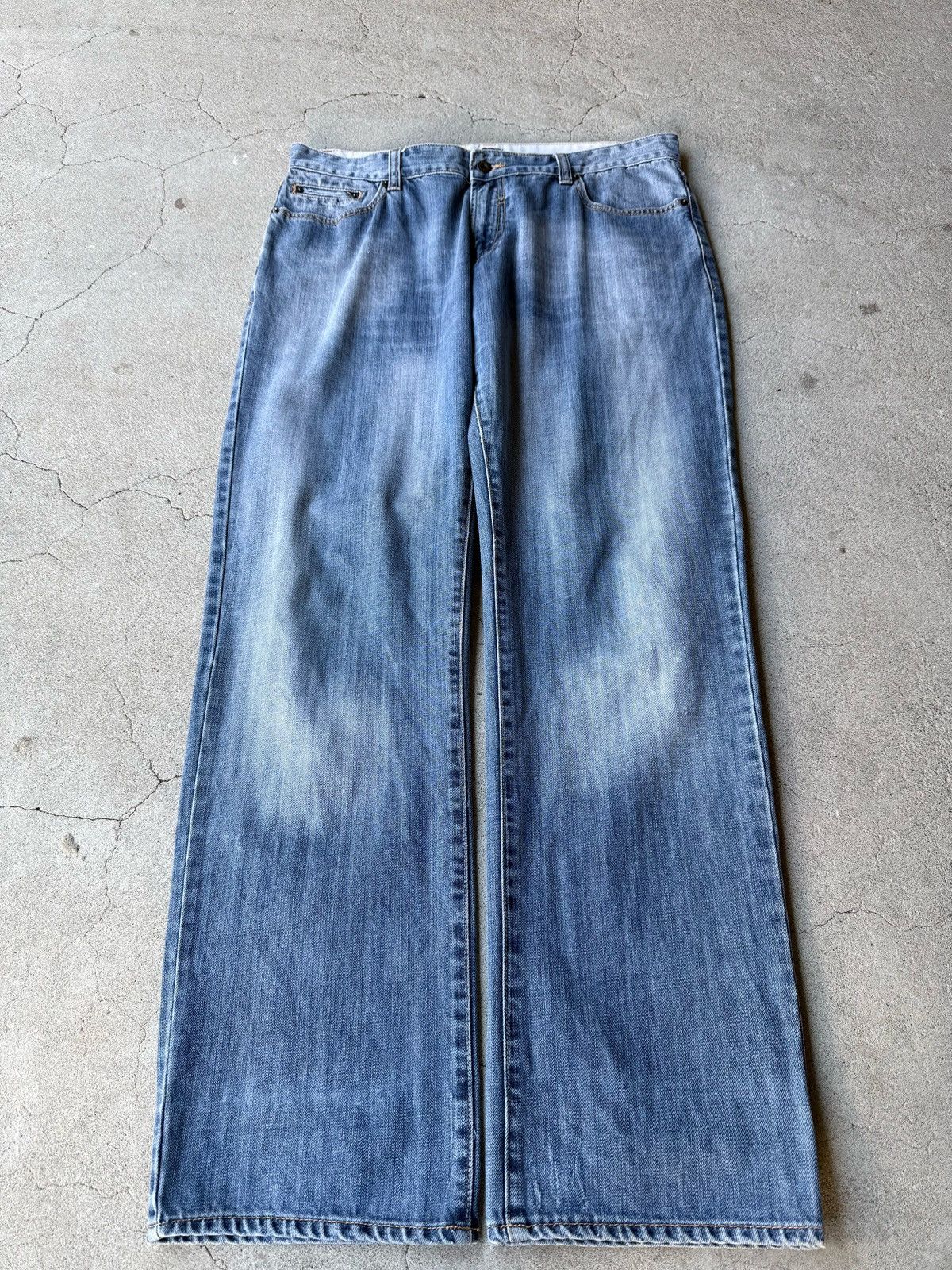 Dolce & Gabbana DOLCE&GABBANA Archive Wide Straight Jeans Size US 38 / EU 54 - 1 Thumbnail