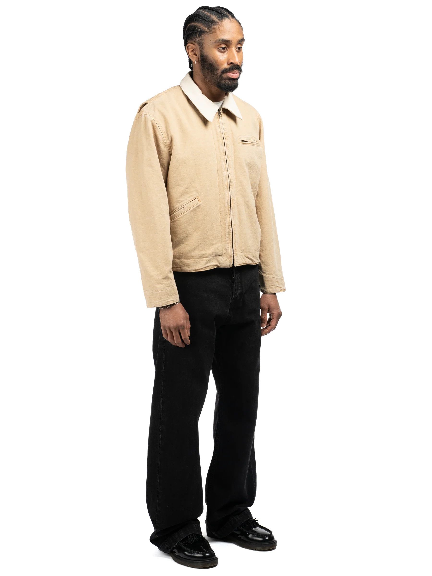 Bare Knuckles 💚 Bare Knuckles Canvas Work Jacket Washed Tan Medium NEW Size US M / EU 48-50 / 2 - 3 Thumbnail