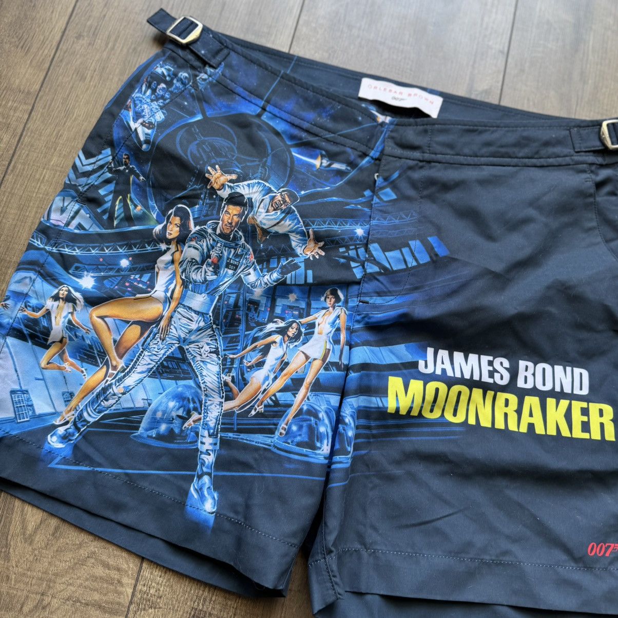 Designer × Orlebar Brown Orlebar Brown Bulldog James Bond 007 Moonraker Shorts Trunks Size US 30 / EU 46 - 4 Thumbnail