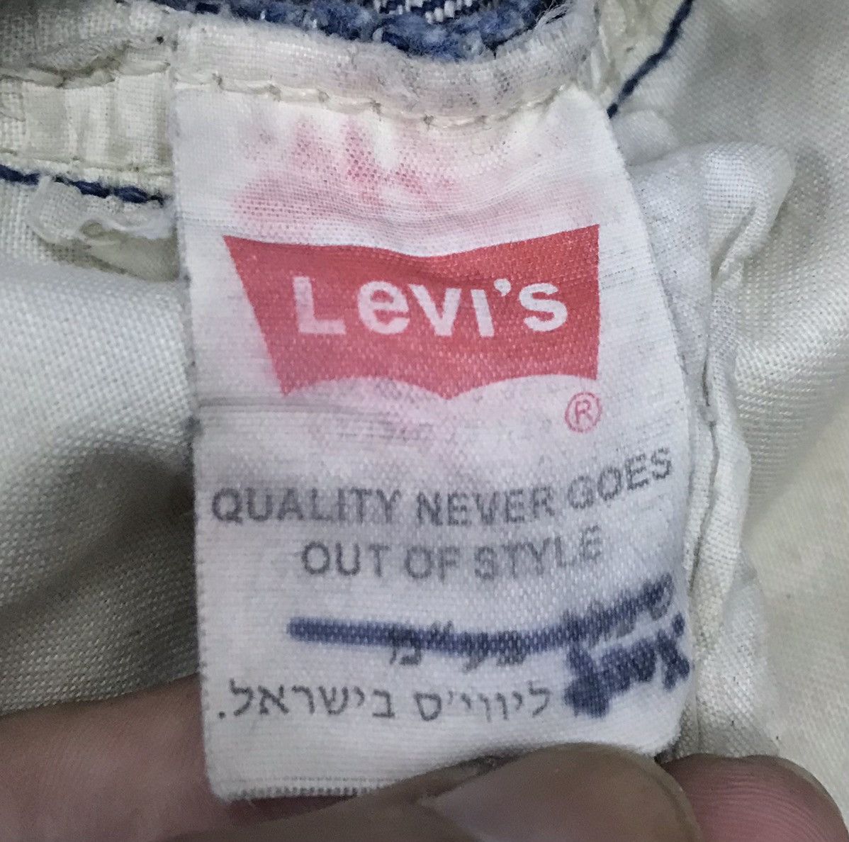 Levi's × Vintage Vintage Levi’s Red Denim Pants Size US 34 / EU 50 - 15 Thumbnail