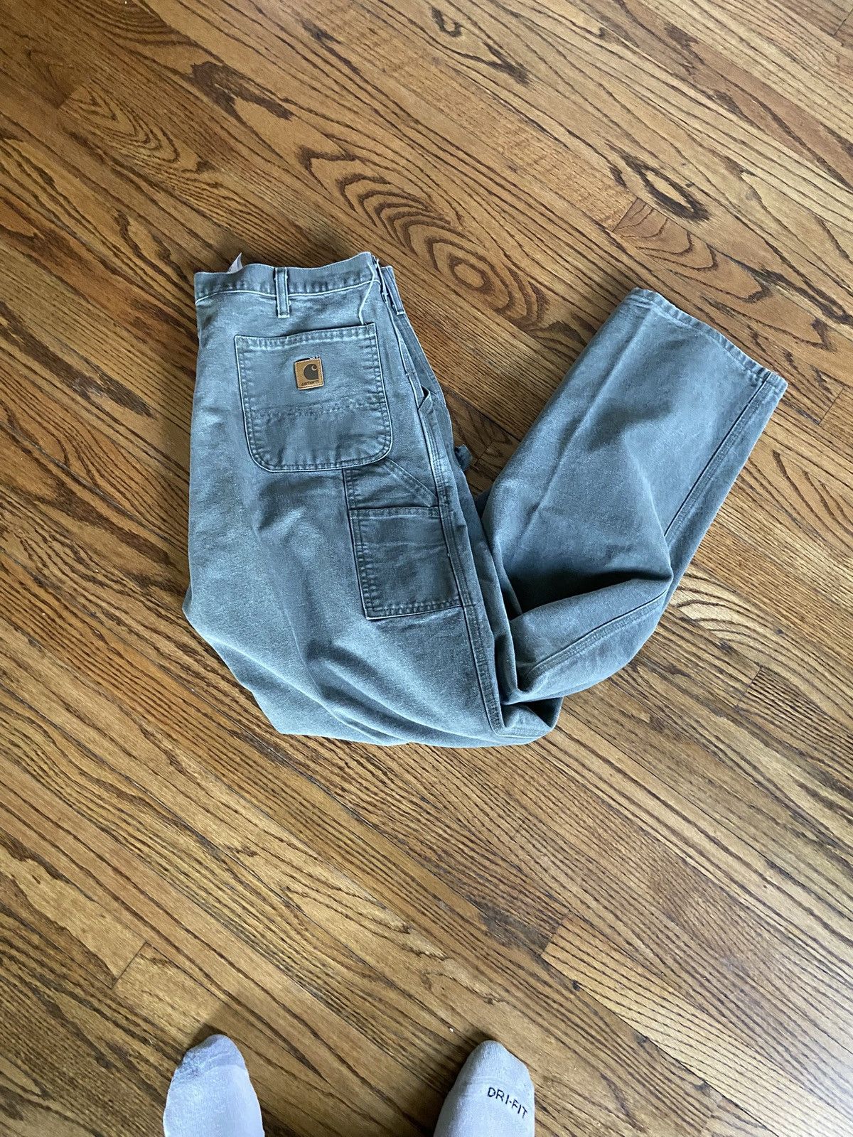 Carhartt × Vintage Vintage green Carhartt jeans Size US 38 / EU 54 - 1 Thumbnail