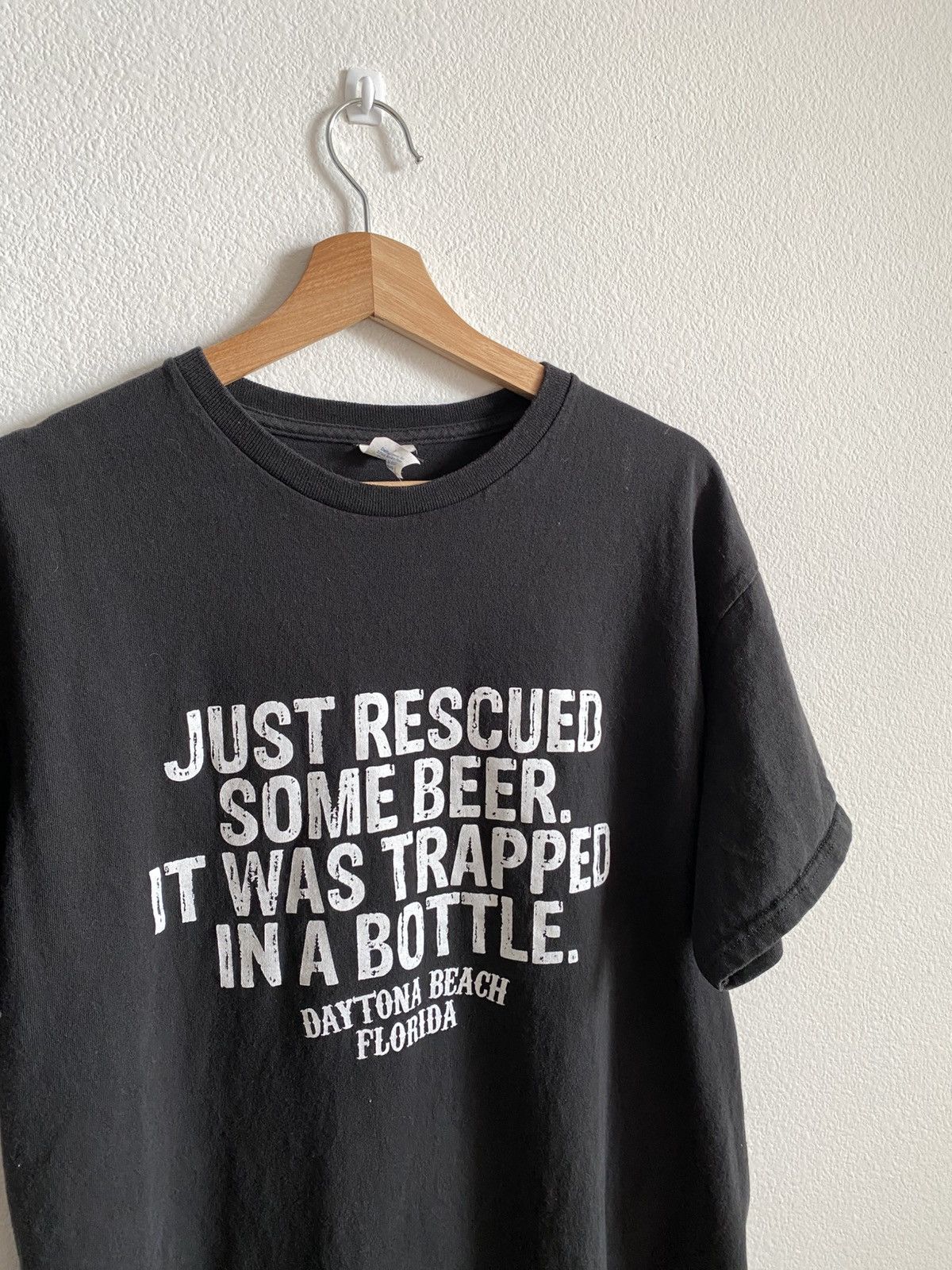Vintage Funny Beer Daytona Florida Tee Size US L / EU 52-54 / 3 - 3 Thumbnail