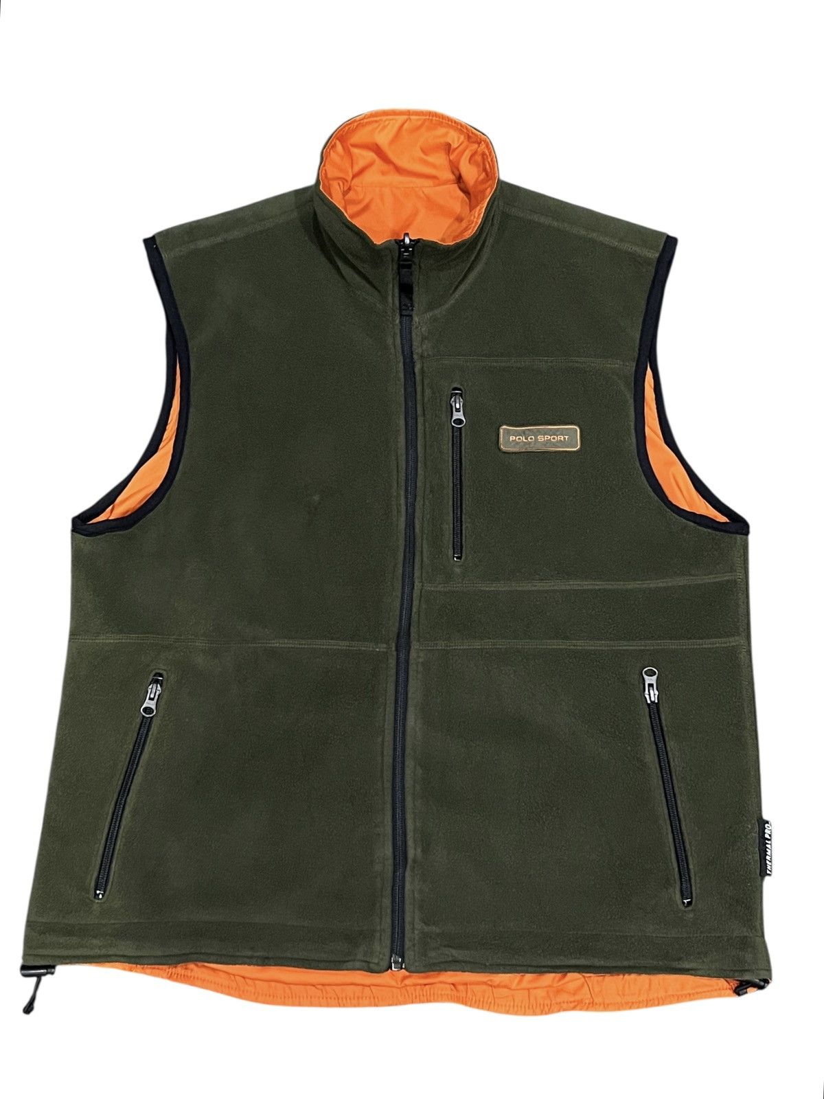 Polo Ralph Lauren 🔥Vintage POLO SPORT RL Polartec Thermal Pro Reversible Vest Size US M / EU 48-50 / 2 - 4 Thumbnail