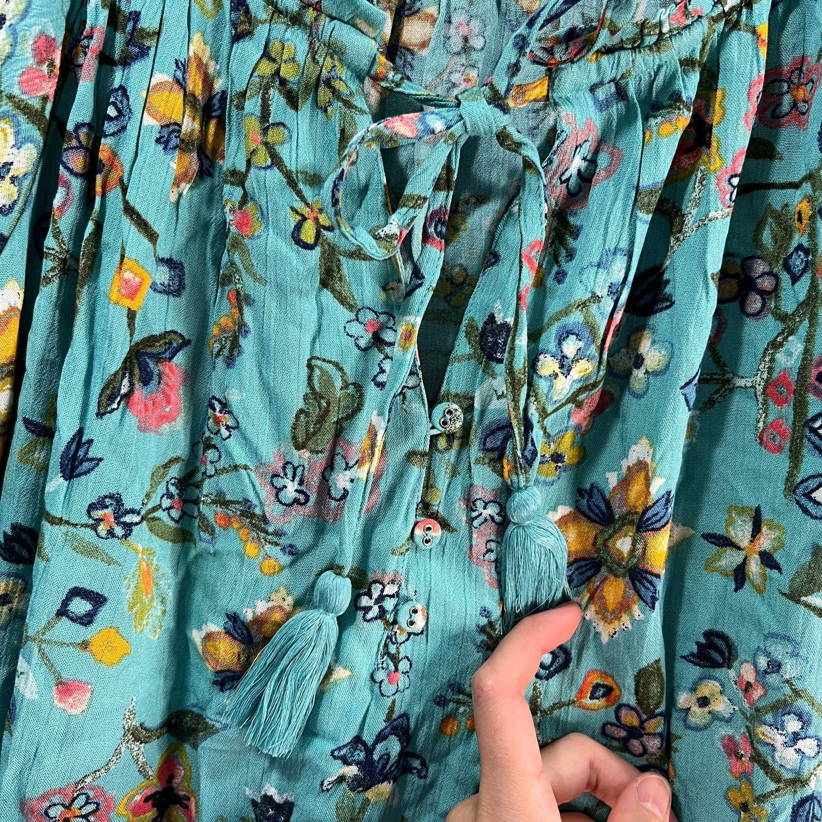 Other Canyon Retreat Petite Flutter Sleeve Dress Size XL / US 12-14 / IT 48-50 - 9 Thumbnail