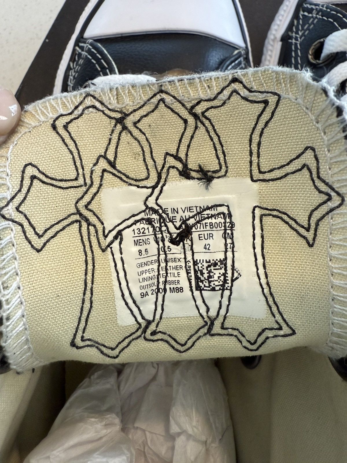 Chrome Hearts Chrome Hearts Converse Size US 8.5 / EU 41-42 - 16 Thumbnail