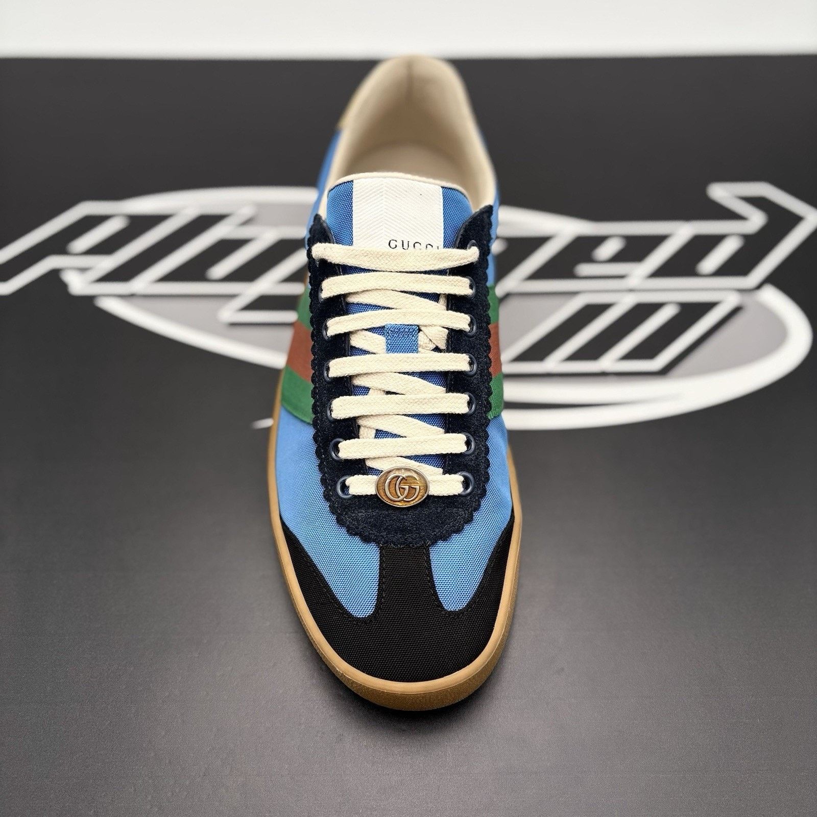 Gucci Gucci Web Accent Nylon ‘ Blue ‘ | GOOD CONDITION! Size US 8.5 / EU 41-42 - 5 Thumbnail