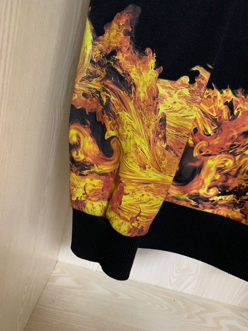 Other Givenchy Flame Print Crewneck Sweatshirt Size US S / EU 44-46 / 1 - 5 Thumbnail