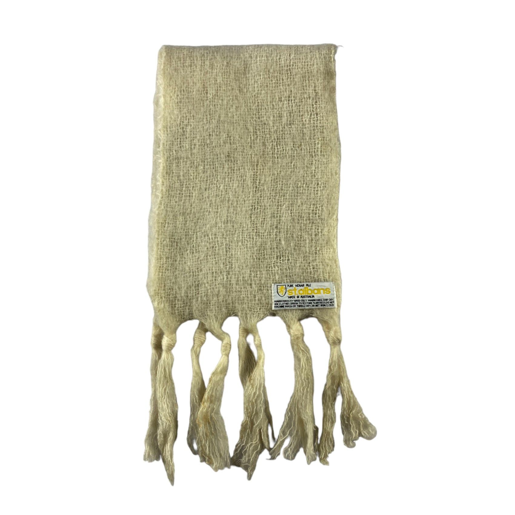 Vintage Vintage Mohair Scarf / Muffler / Neckwear - WW1721 Size ONE SIZE - 2 Thumbnail