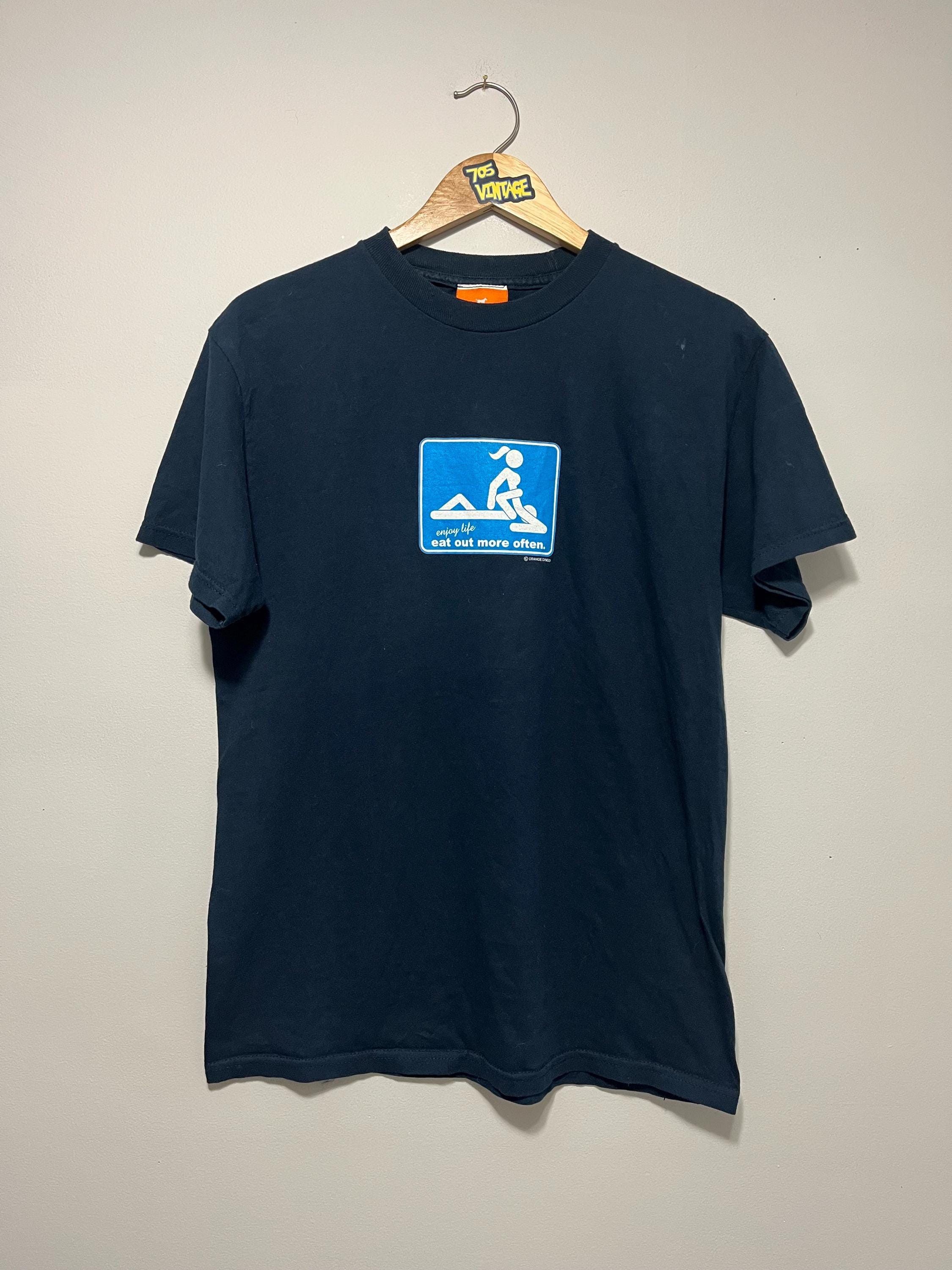 Vintage Vintage Eat Out More Often Parody Tshirt Size US M / EU 48-50 / 2 - 1 Thumbnail