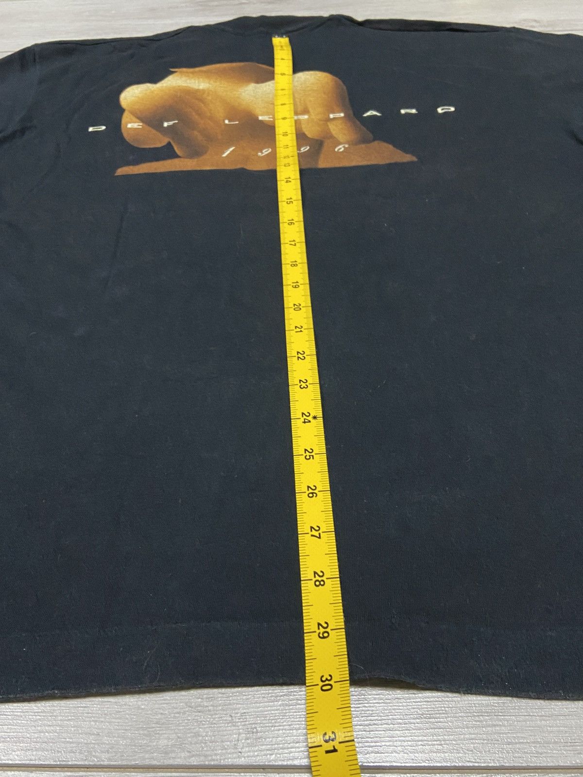 Band Tees Def leppard slang Screen Stars 1996 double sided tshirt Size US L / EU 52-54 / 3 - 14 Thumbnail