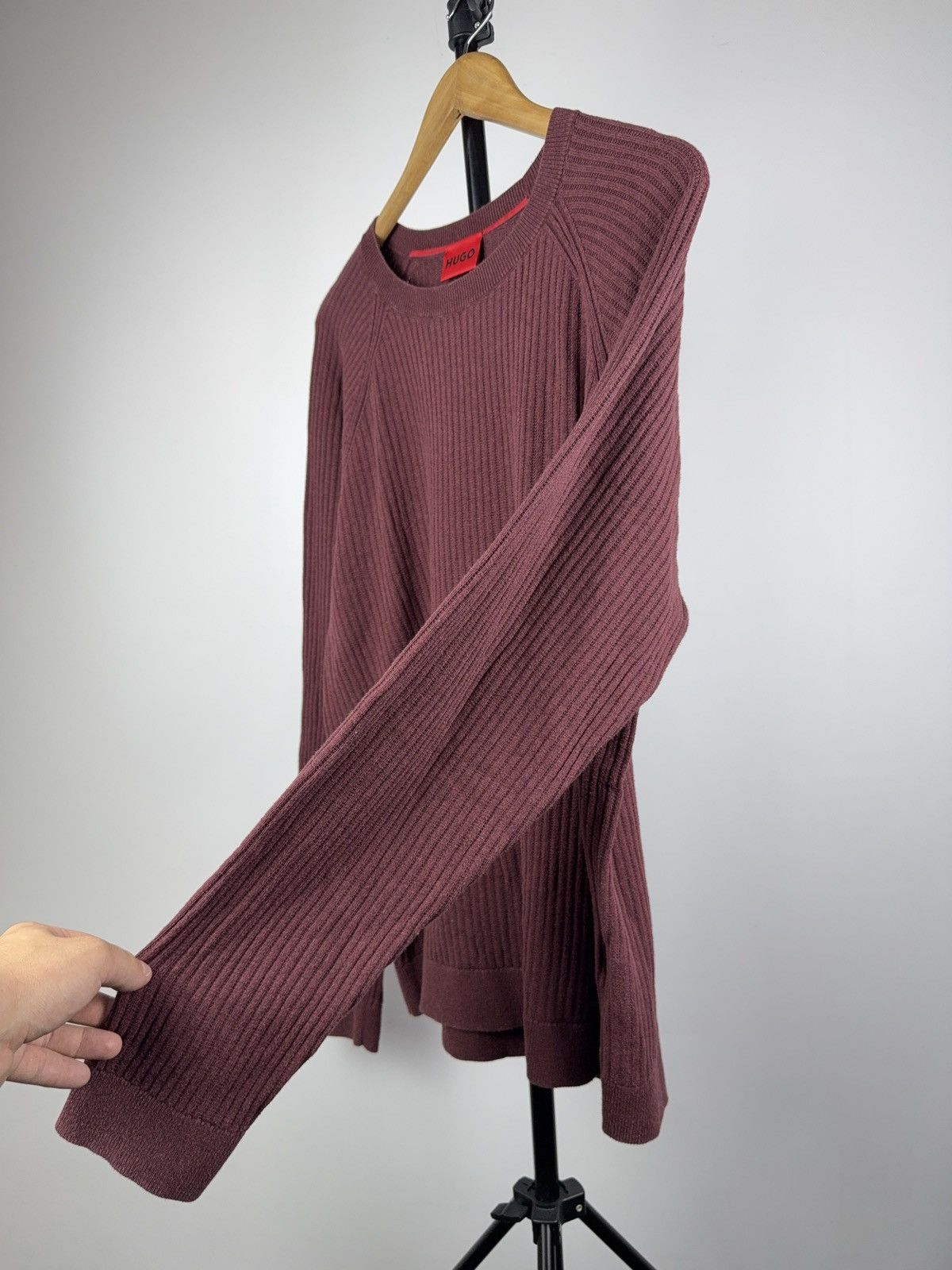 Hugo Luxury Designer 00s HUGO Retro style Sweater Size US L / EU 52-54 / 3 - 6 Thumbnail