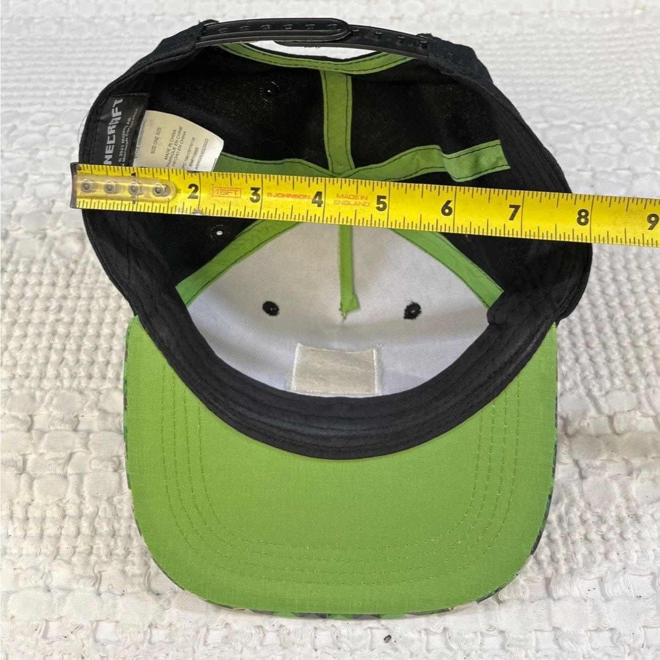 Other Minecraft Unisex Black/Green Minecraft Game Hat/Cap One Size Size ONE SIZE - 8 Thumbnail