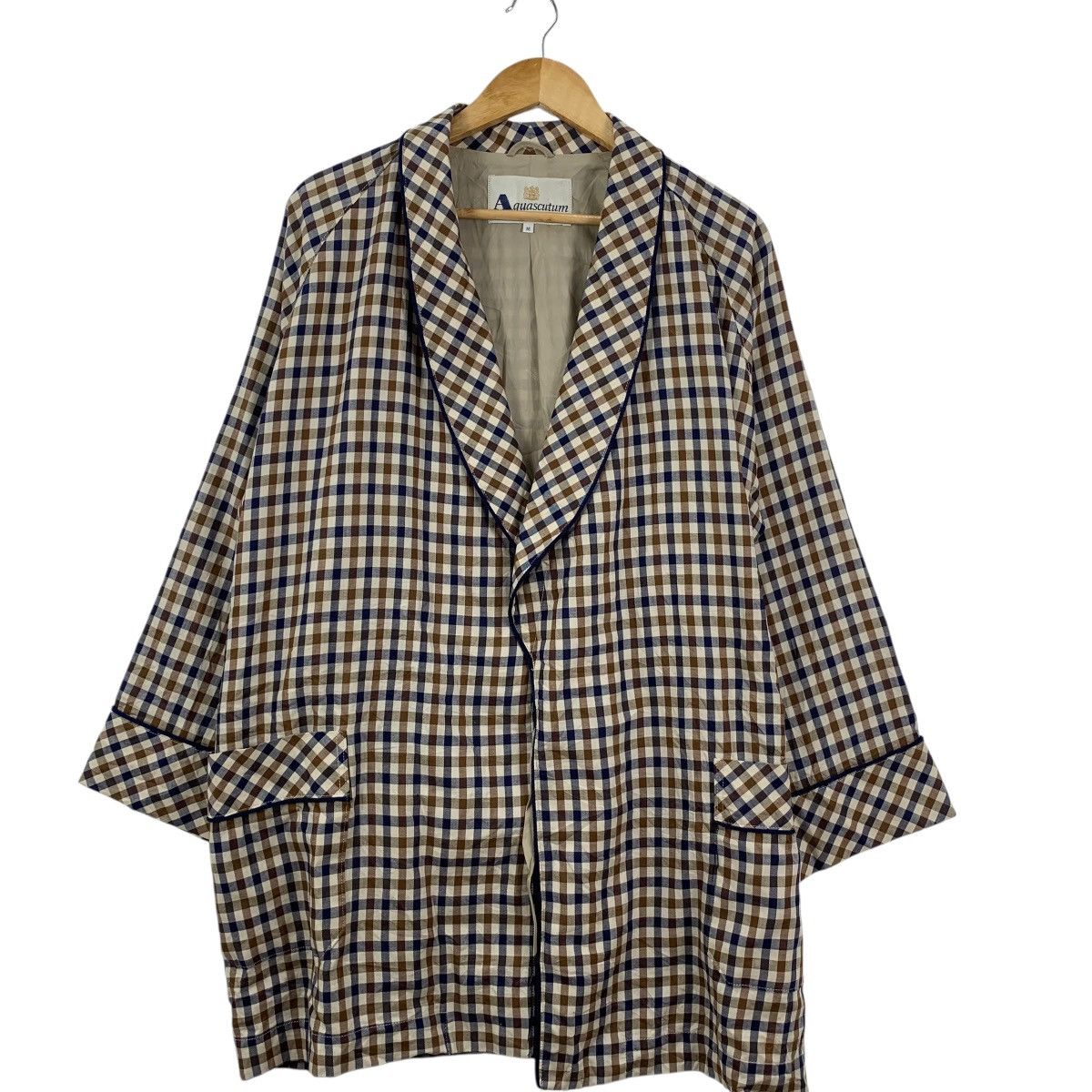 Aquascutum Vintage AQUASCUTUM LONDON Nova Checks Plaids Trench Coat Size M / US 6-8 / IT 42-44 - 5 Thumbnail