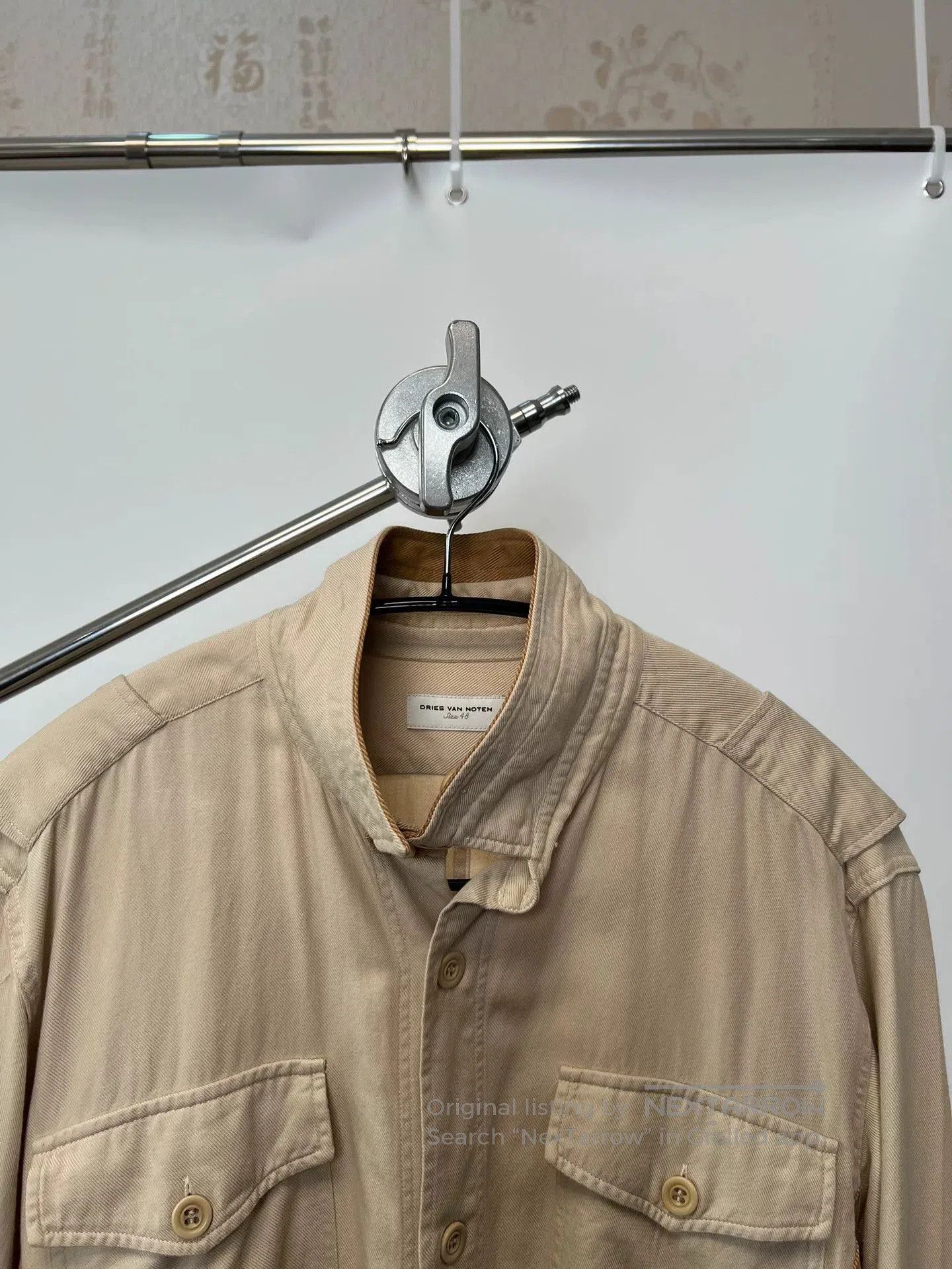 Dries Van Noten Dries Van Noten Button-Up Shirt Jacket. Size US M / EU 48-50 / 2 - 3 Thumbnail