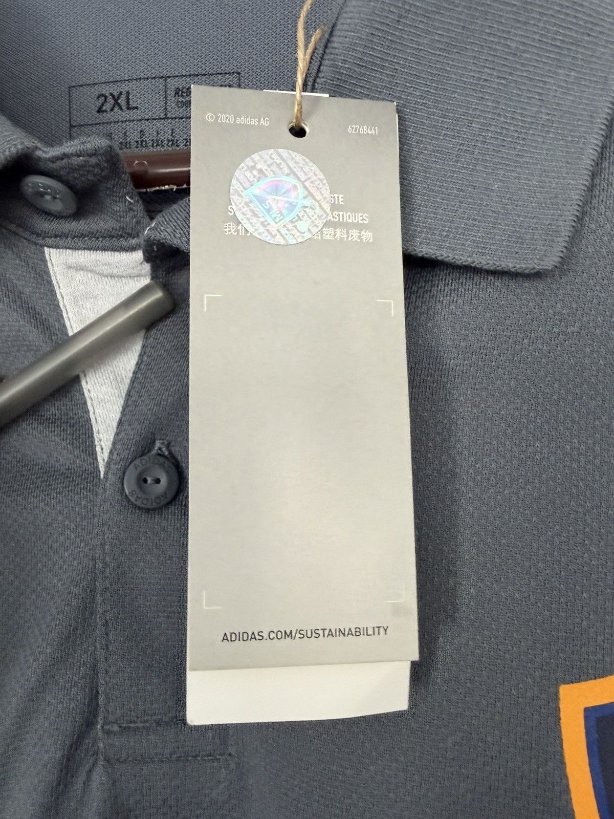 Adidas ADIDAS LOS ANGELES LA GALAXY MLS POLO SHIRT SOCCER 2023 2XL Size US XXL / EU 58 / 5 - 5 Thumbnail