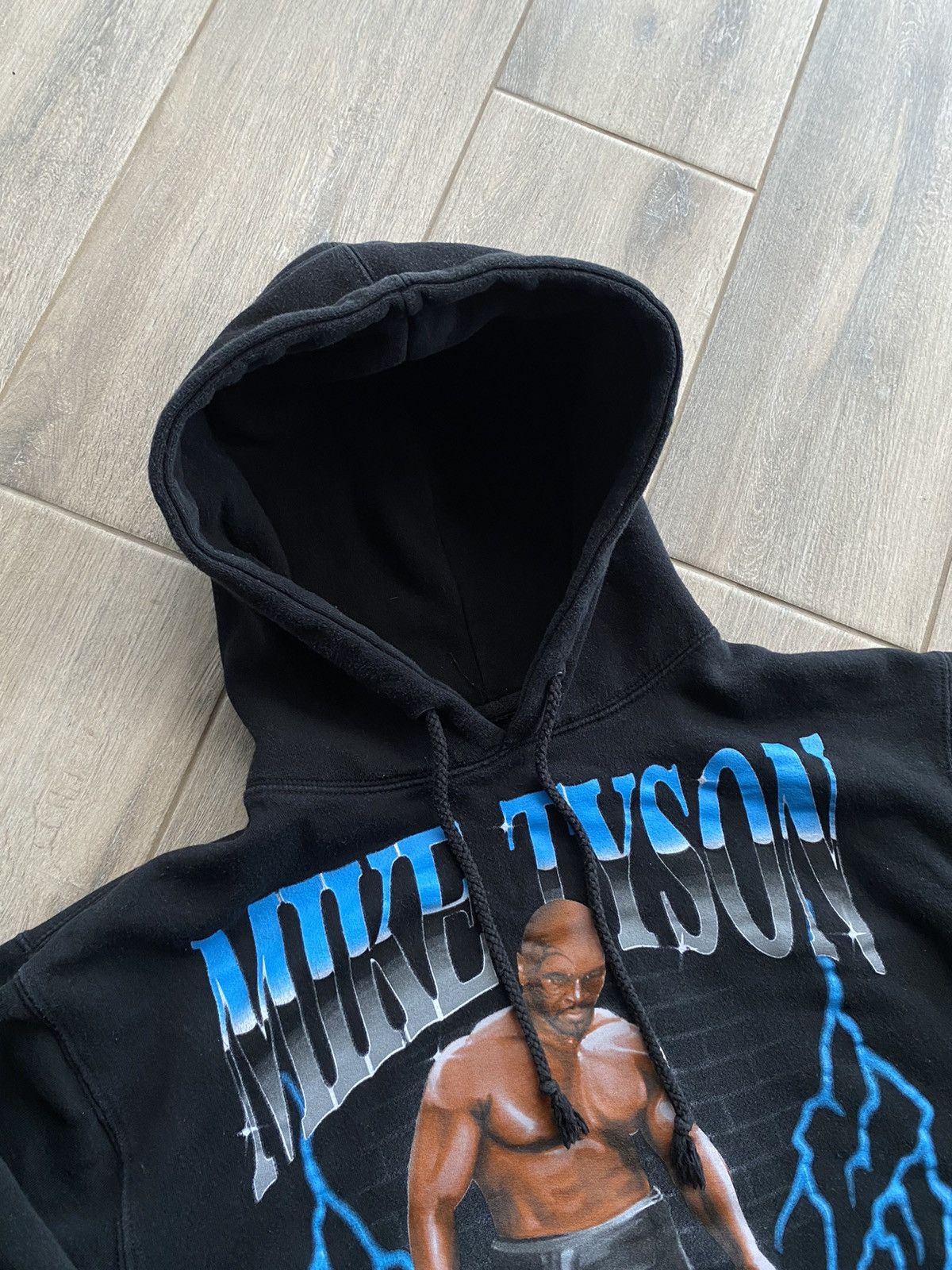 Designer × Market Mike Tyson Chinatown Market Black Hoodie Full Print Size M Size US M / EU 48-50 / 2 - 2 Thumbnail