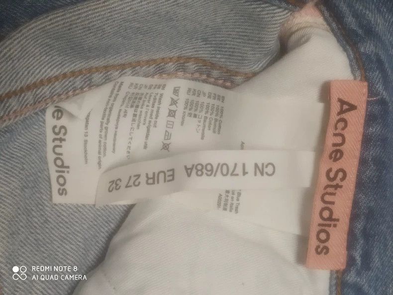 Acne Studios acne studios Denim bigfoot pants 2502-Nextarrow Size US 32 / EU 48 - 3 Thumbnail