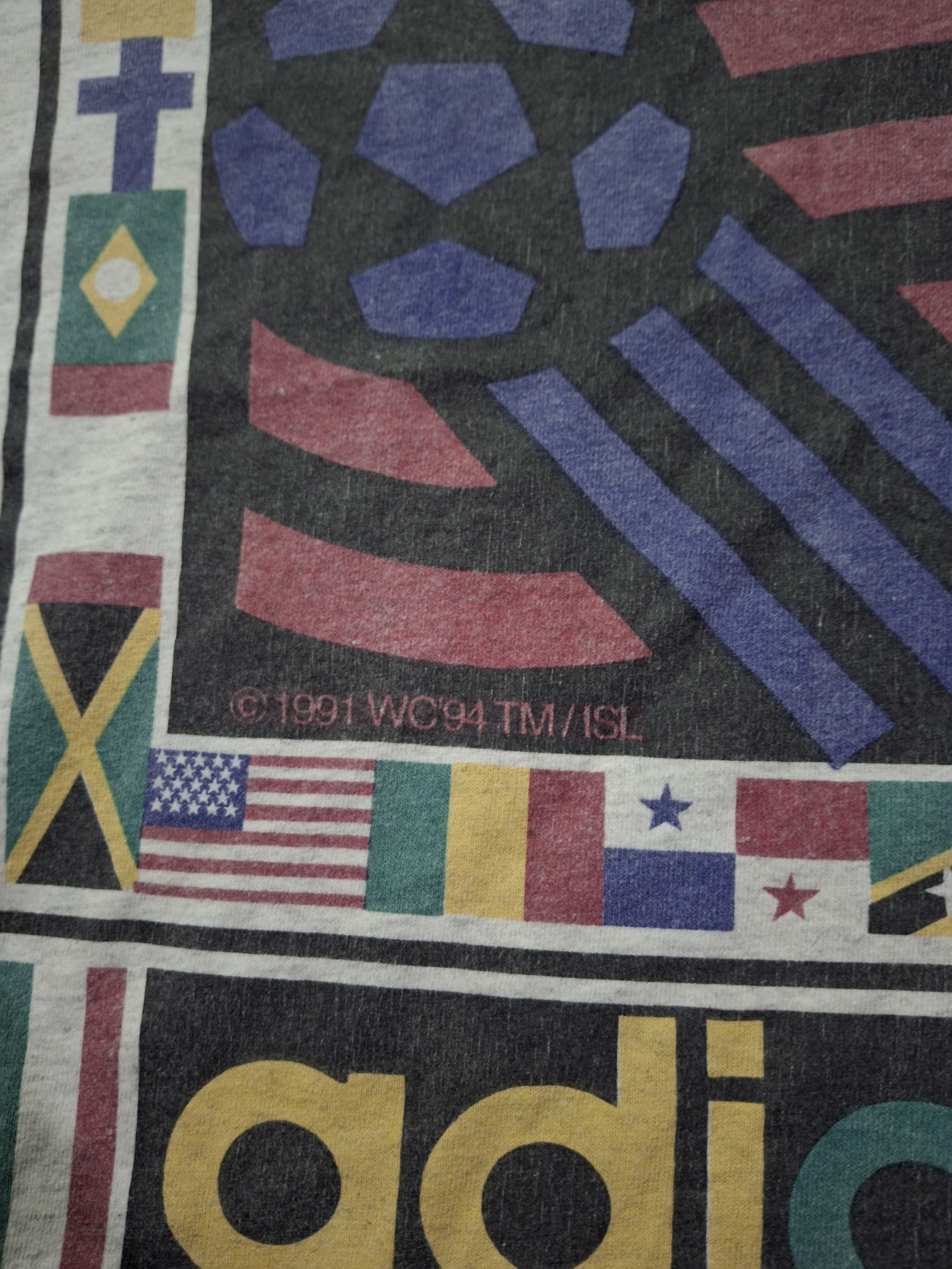 Vintage Vintage Adidas worldcup 1994 tee Size US L / EU 52-54 / 3 - 5 Thumbnail