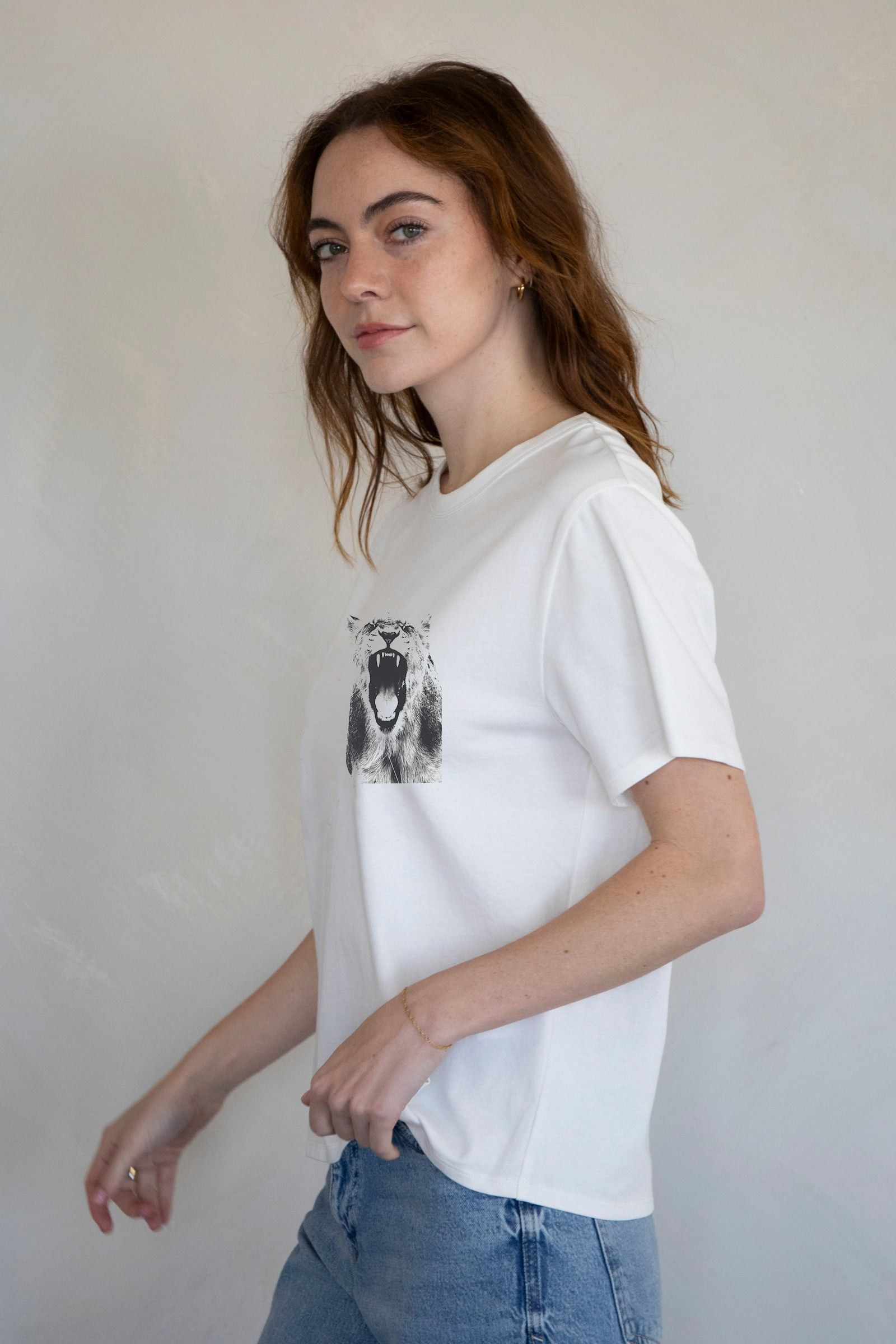 Vintage Roar Tee | Speak Loud Without Saying Much Size M / US 6-8 / IT 42-44 - 3 Thumbnail