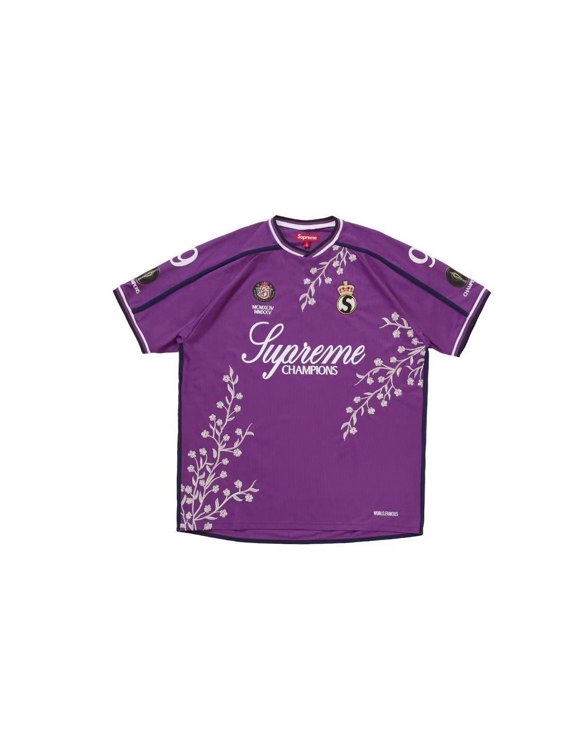 Supreme Floral Soccer Jersey | Grailed