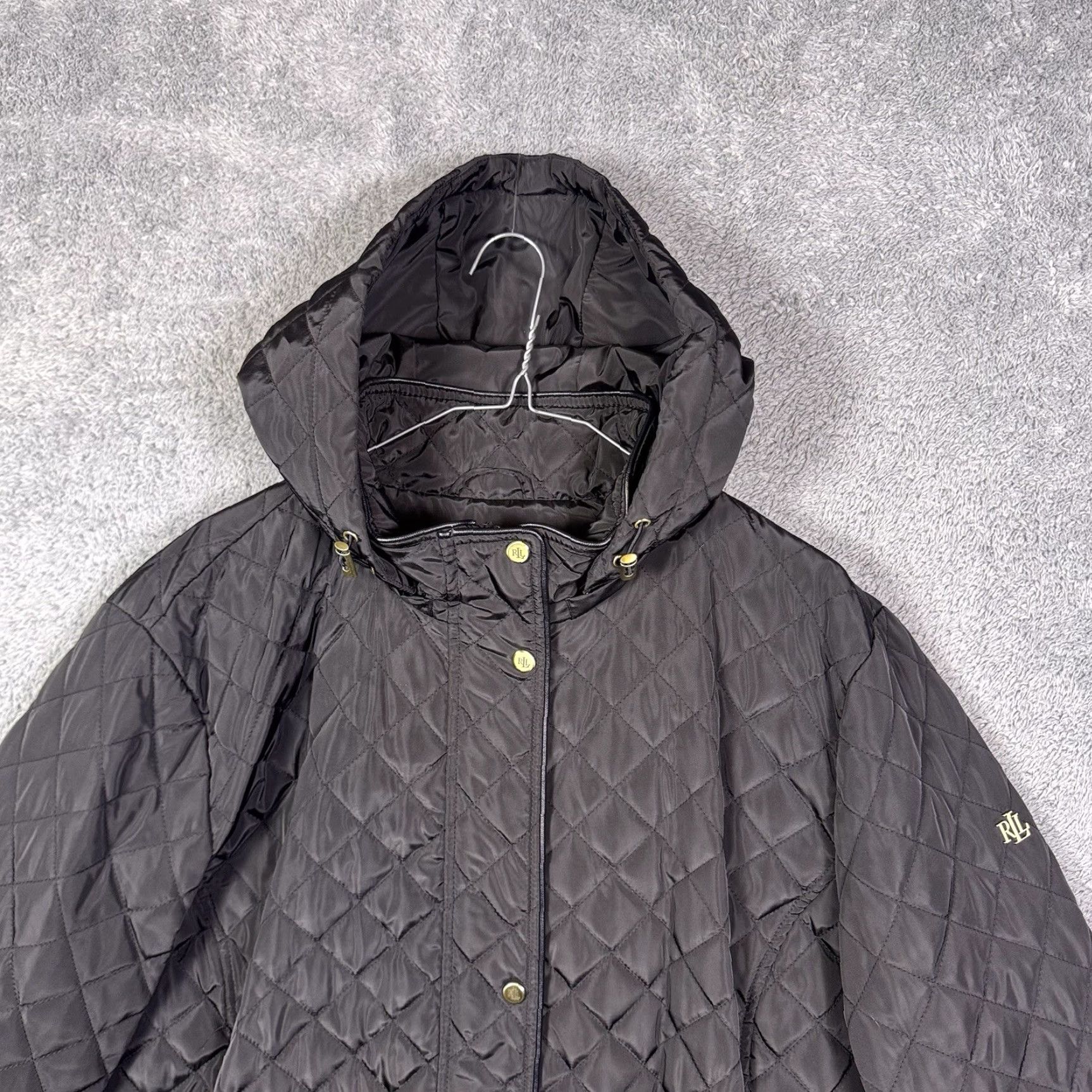 Ralph Lauren Ralph Lauren Black Label Jacket Womens 2X Diamond Quilted Equestrian Barn Puffer Jacket Size XXL / US 16-18 / IT 52-54 - 3 Thumbnail