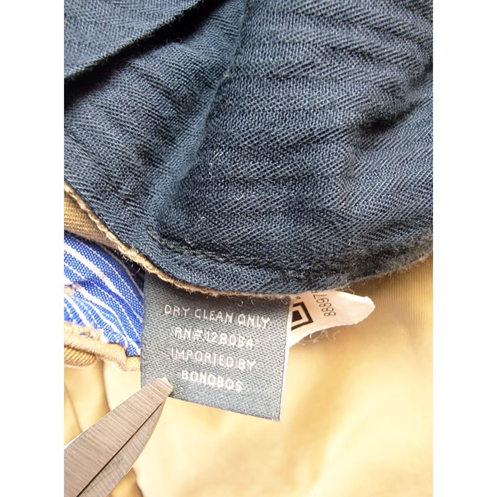 Bonobos Bonobos Pants Mens 34x30 Tan Tailored Fit Chino Straight Leg ID 34x30 Vintage No (34x28) Brown Pants Men Straight Leg Chino Homepage Size US 34 / EU 50 - 7 Thumbnail