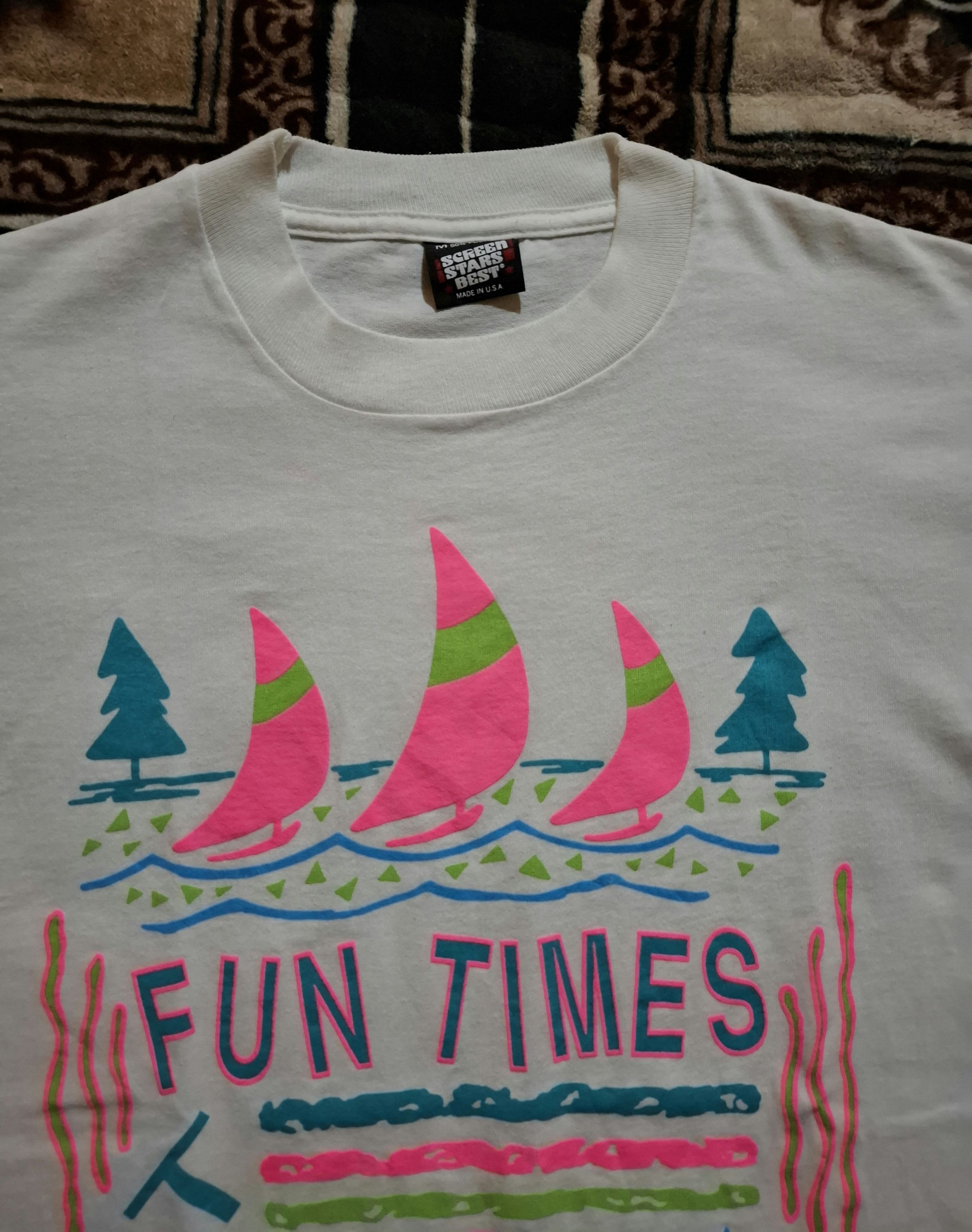 Vintage ​Vintage 1991 Screen Stars Best Single Stitch T-Shirt Size US M / EU 48-50 / 2 - 2 Thumbnail