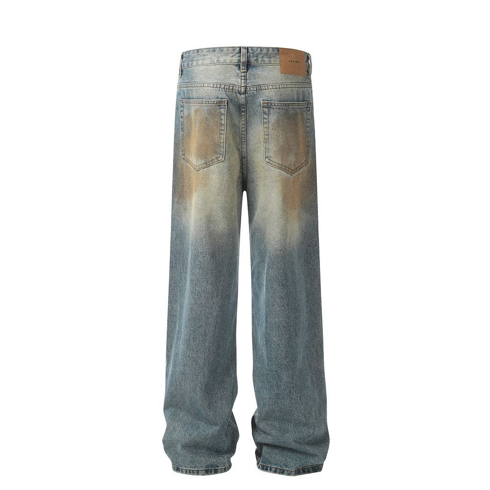 Jean × Vintage Ripped Dirty Wash Jeans Size US 29 - 8 Thumbnail