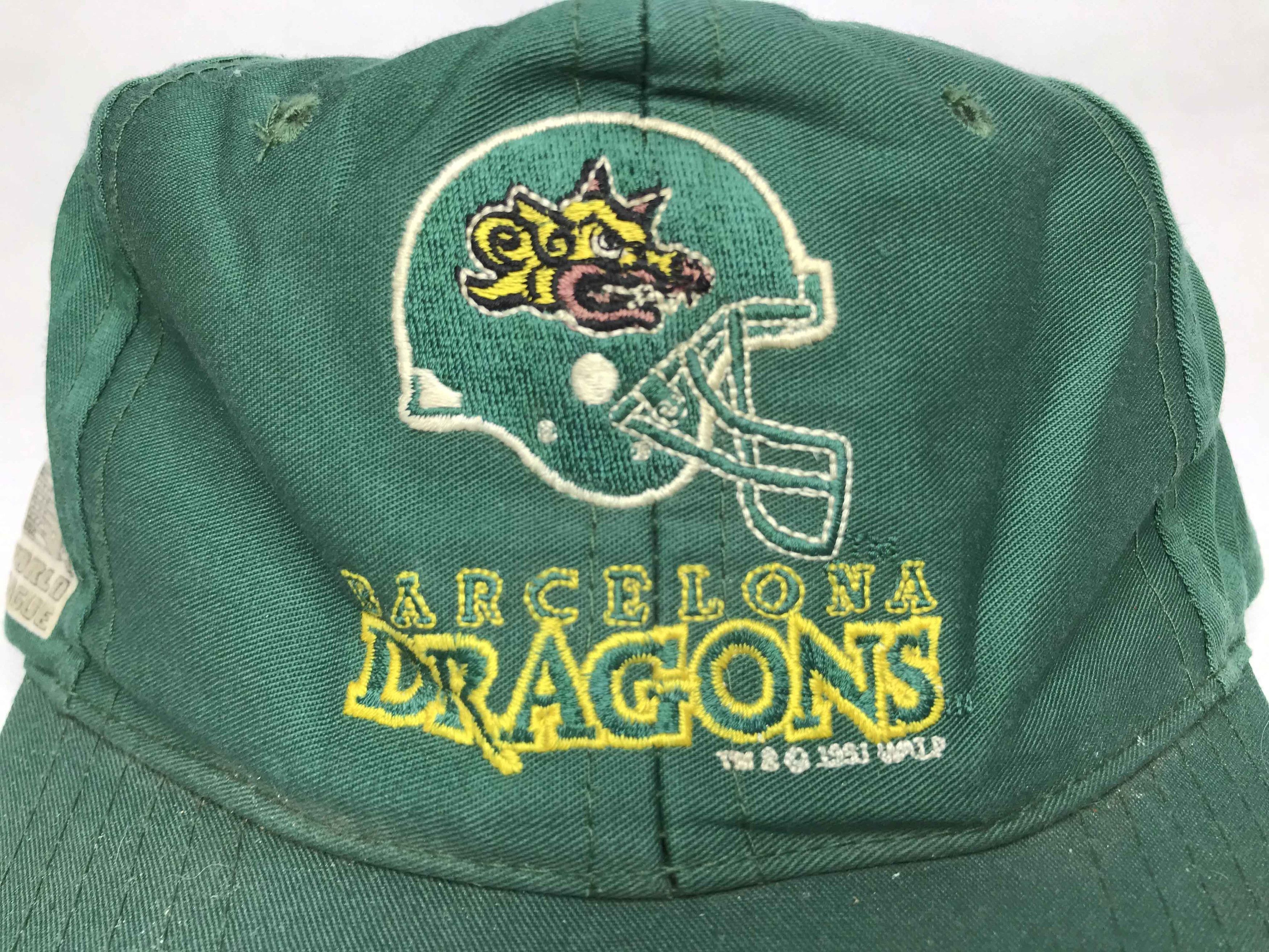 Vintage Vintage Barcelona Dragons World League Football NFL Cap Size ONE SIZE - 2 Thumbnail