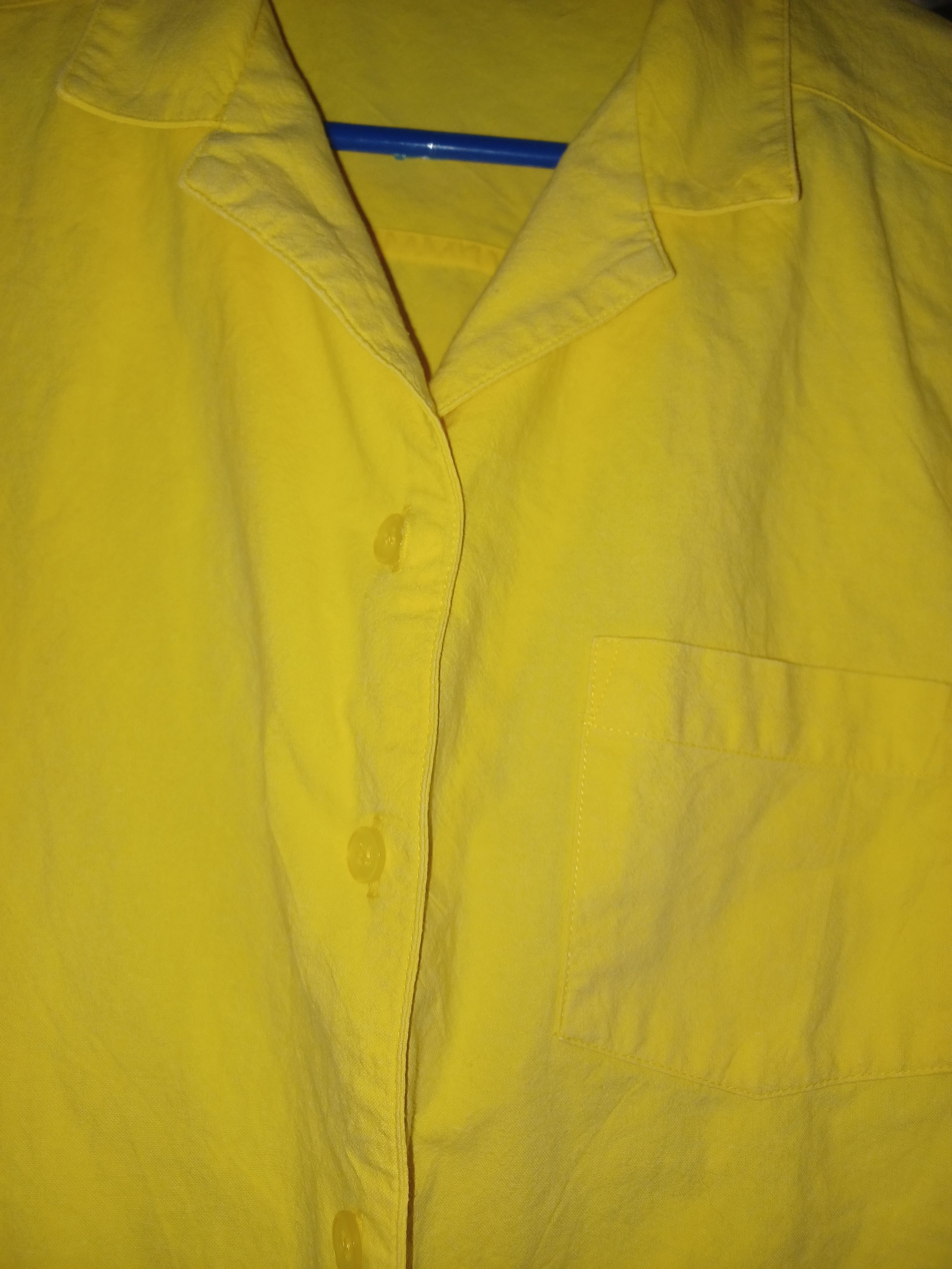 Other White Stag Women's Button-Up Blouse M(8-10) Yellow Size M / US 6-8 / IT 42-44 - 5 Thumbnail