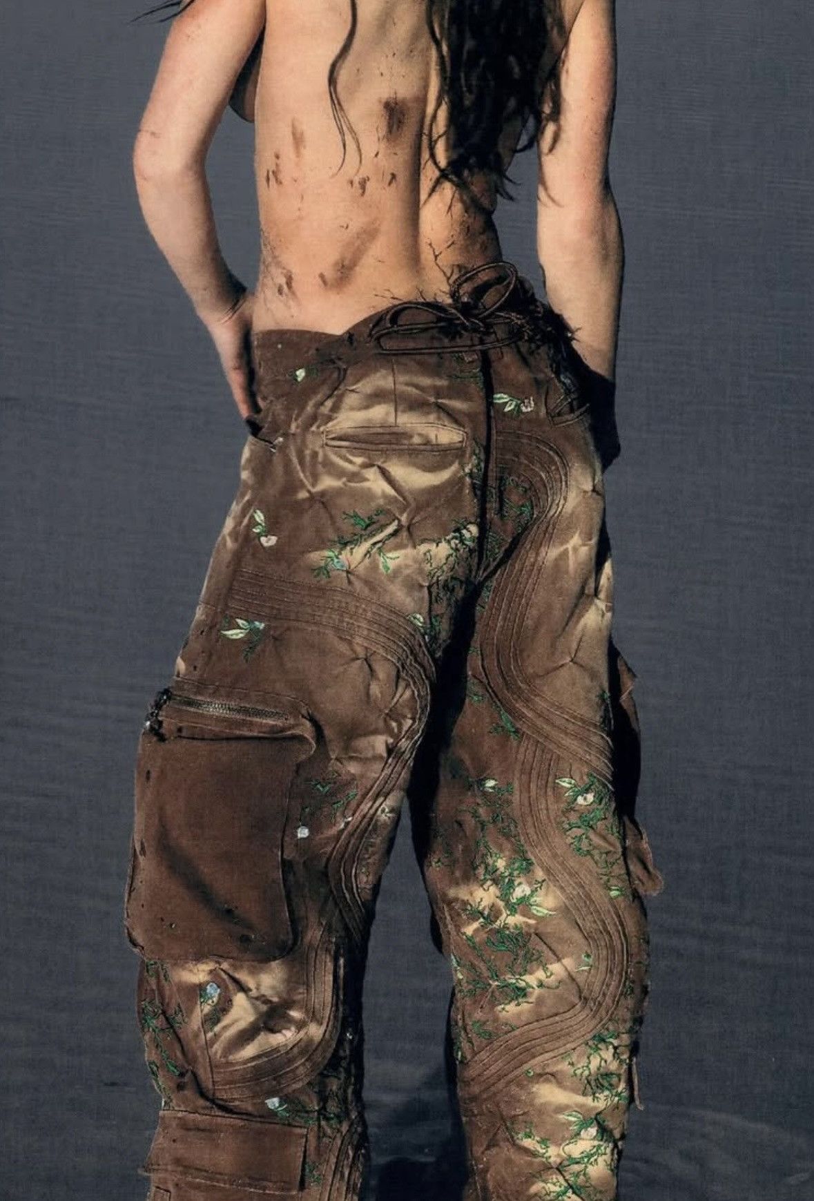 Bad Son badson woodland overgrowth cargo pants XS Size US 26 / EU 42 - 4 Thumbnail