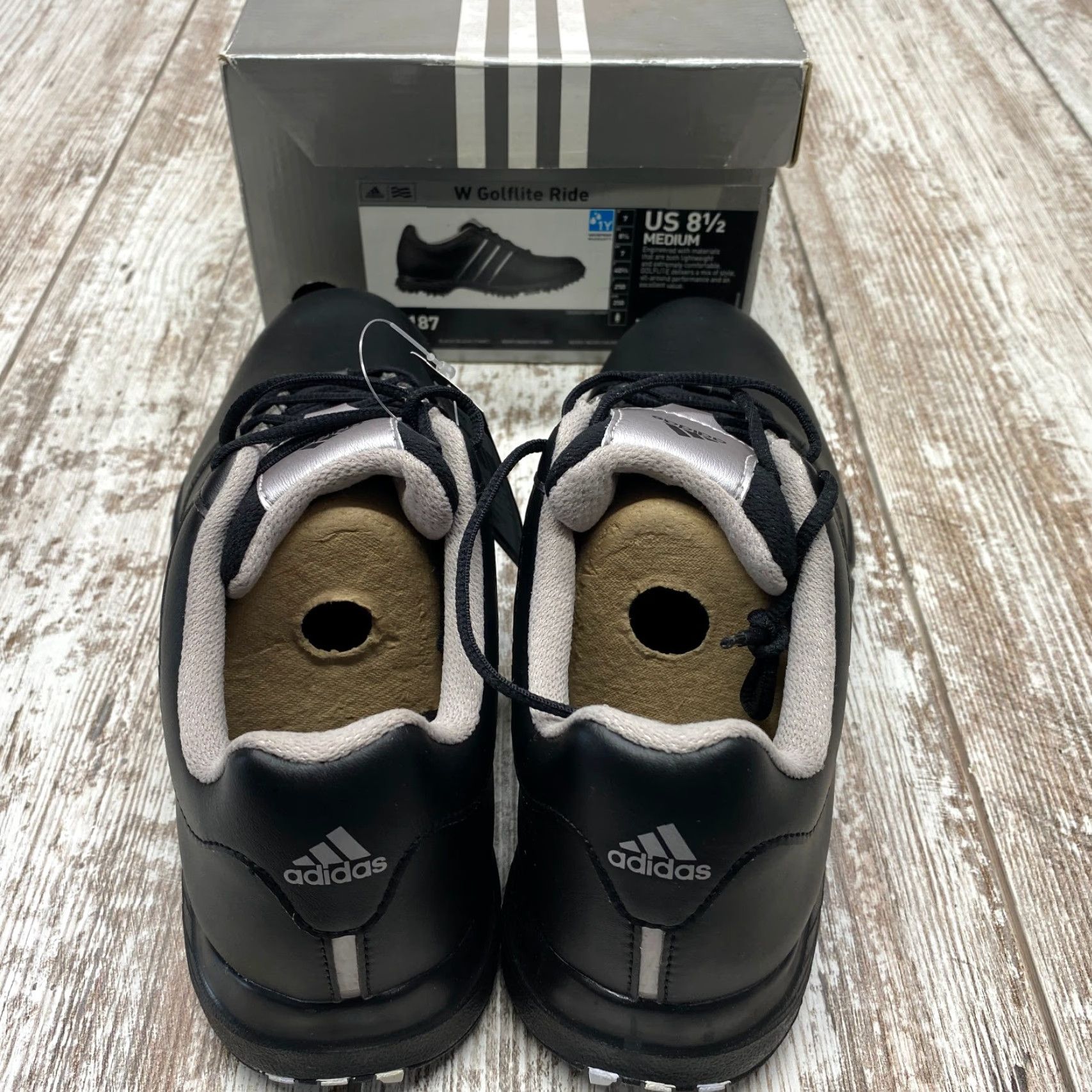 Adidas NWB Adidas Golf Lite 816187 Unisex Size 8.5M Lace Up Black GOLF Shoes NEW 1204 Size US 9 / EU 42 - 5 Thumbnail