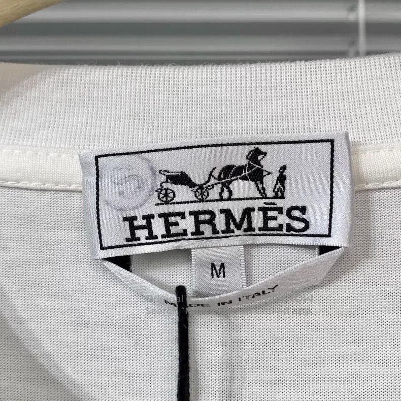 Hermes Hermes SS23 short sleeve T-shirt with horse head leather p Size M / US 6-8 / IT 42-44 - 3 Thumbnail